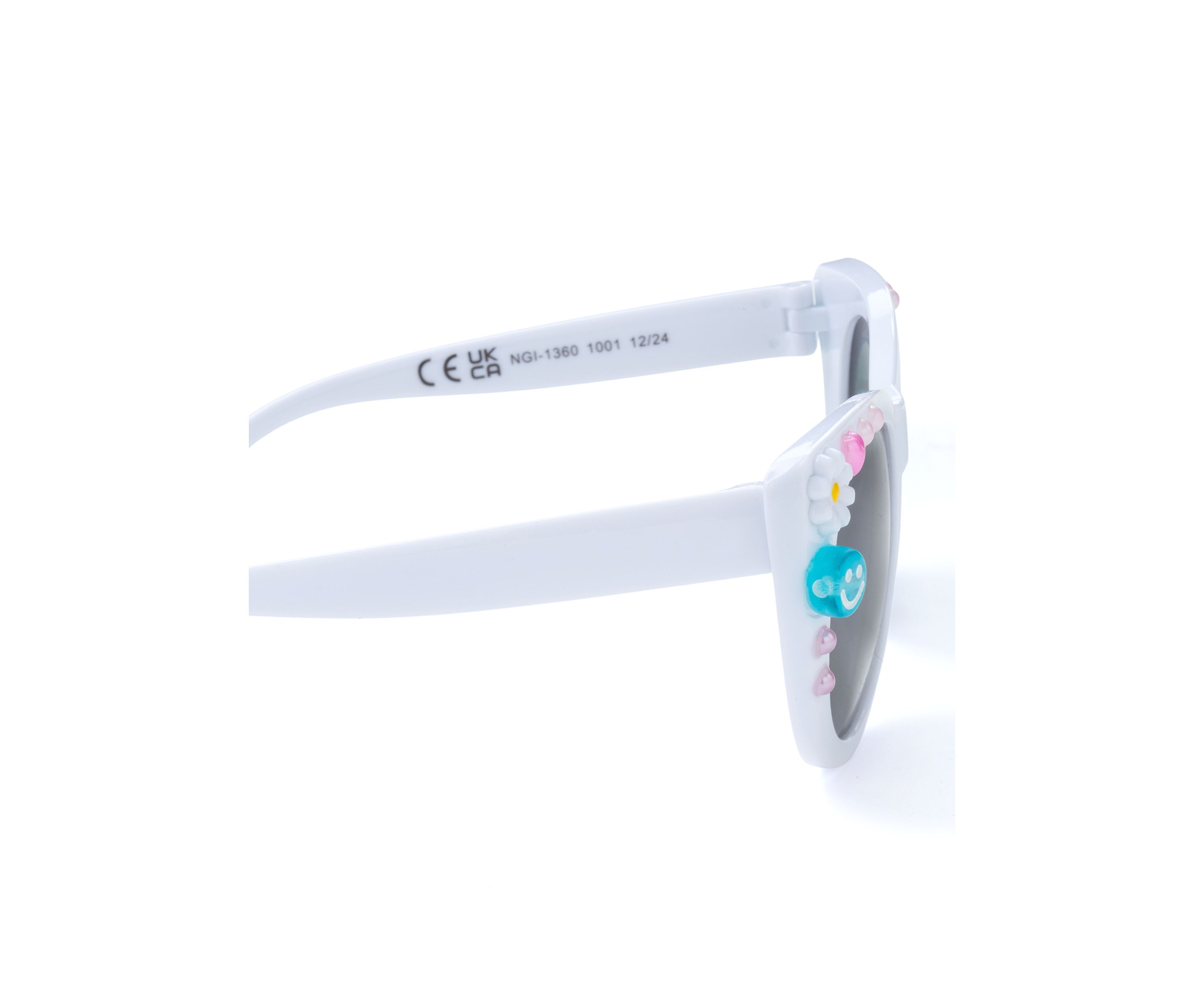 Sunglasses with Check Printed Case