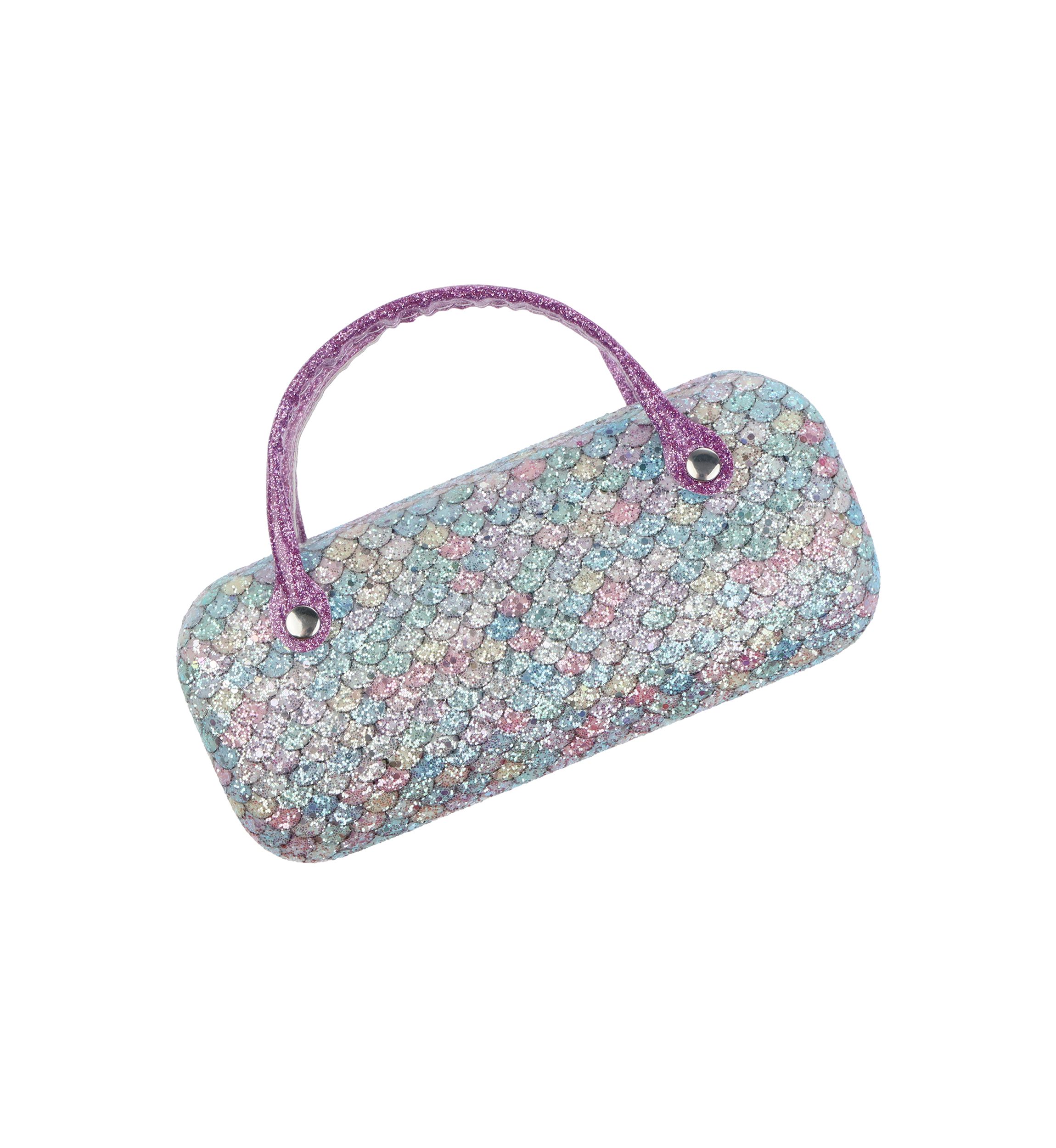 Girls Glitter Mermaid Scales Sunglasses and Case Set