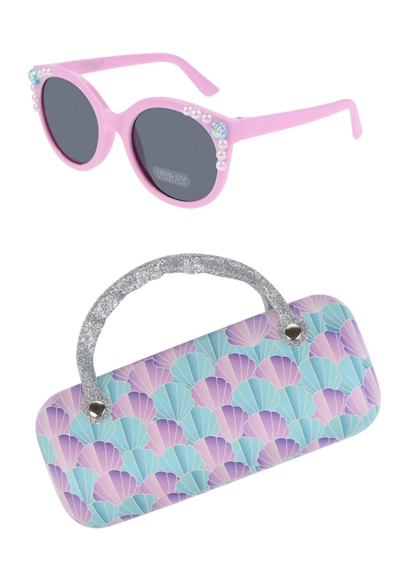 Mixed Shells Sunglasses and Case Set