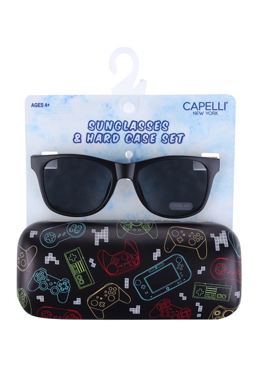 Boys Sunglasses with Digital Gamer Printed Case