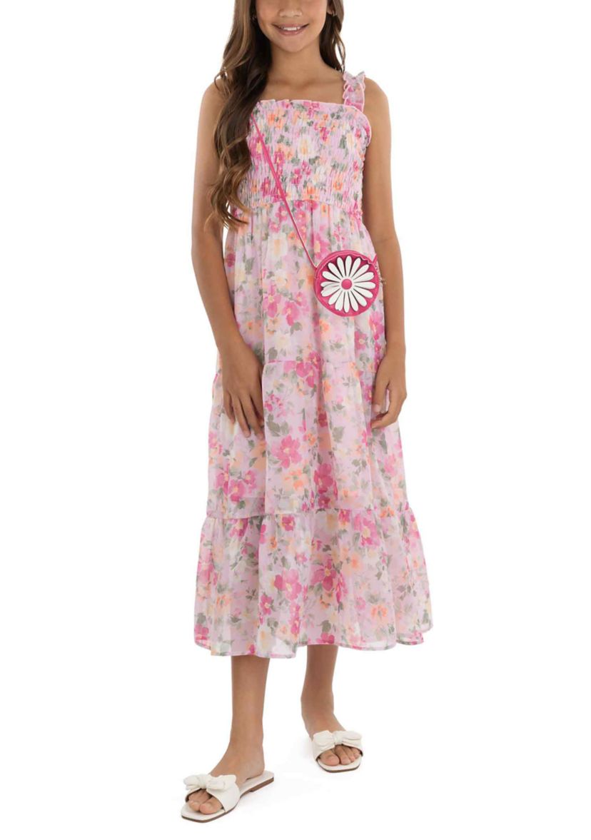 Speechless Girls 7-16 Smocked Top Maxi Dress | Belk