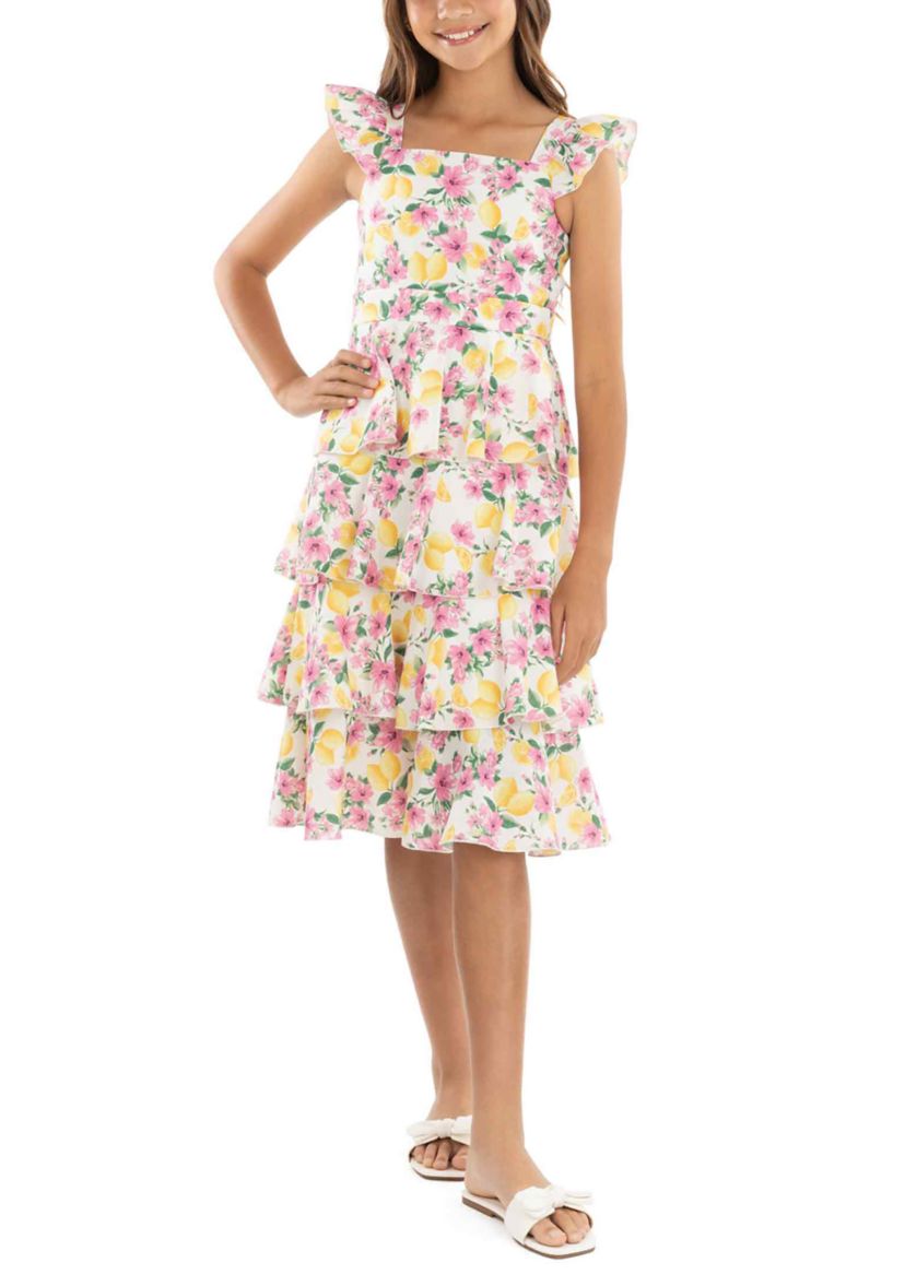 Speechless Girls 7-16 Tiered Dress | Belk