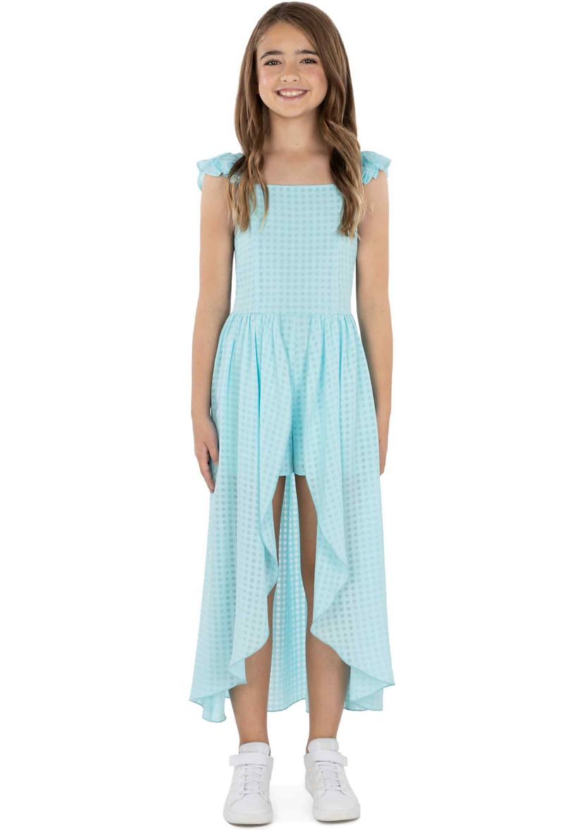Girls 7-16 Windowpane Walkthrough Dress