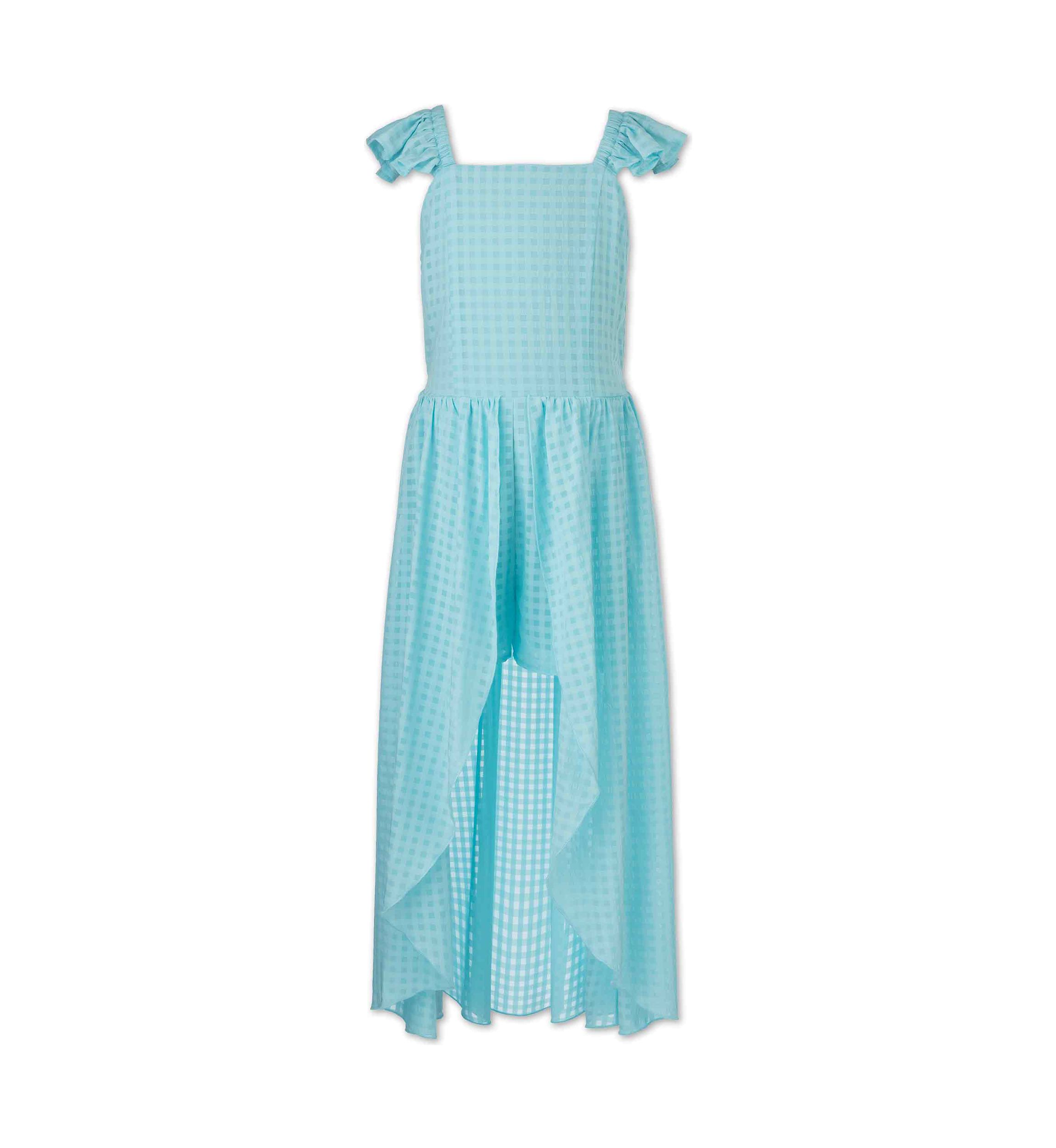 Girls 7-16 Windowpane Walkthrough Dress