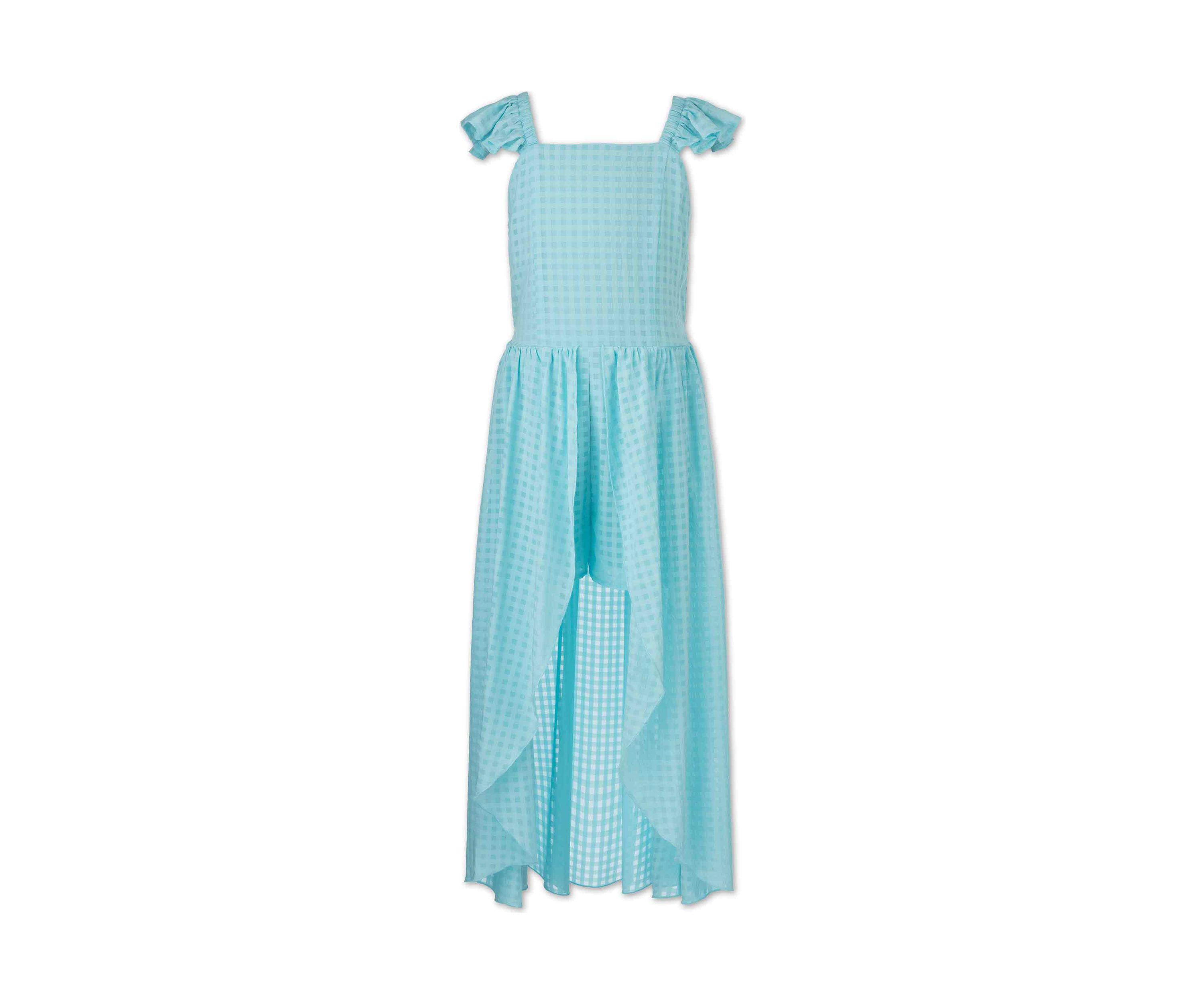 Girls 7-16 Windowpane Walkthrough Dress