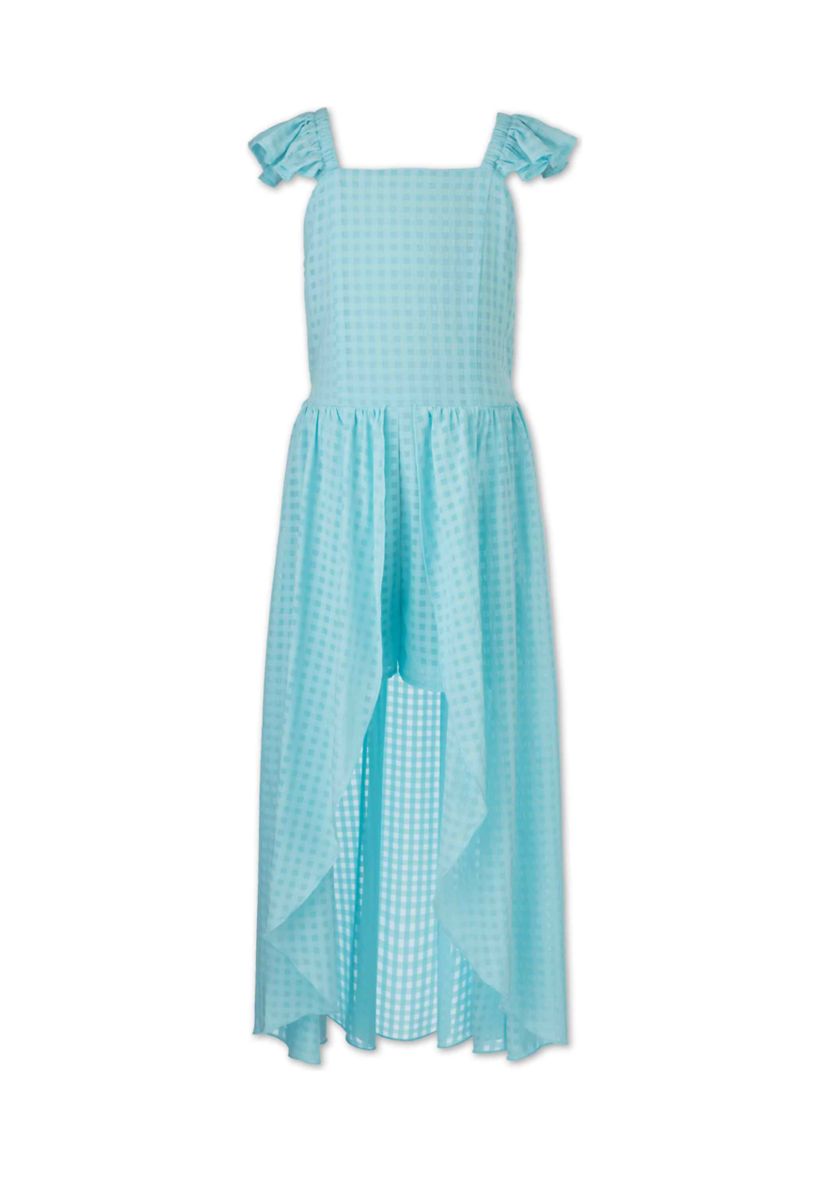 Girls 7-16 Windowpane Walkthrough Dress