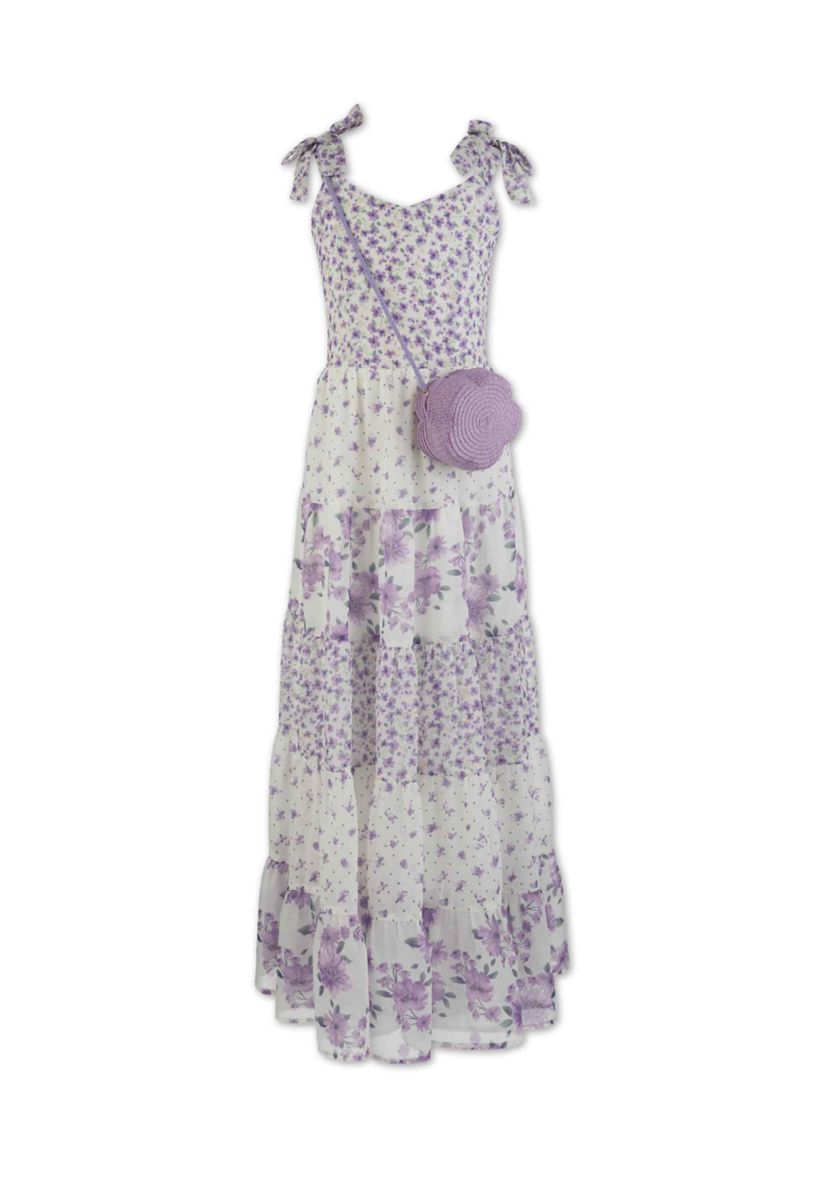 maxi dress magenta CHARA LOW CROSS BACK MAXI DRESS - MAGENTA