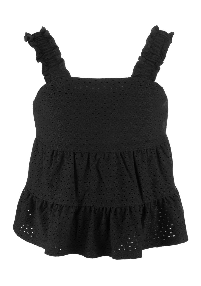 Speechless Girls 7-16 Eyelet Knit Tank Top | Belk