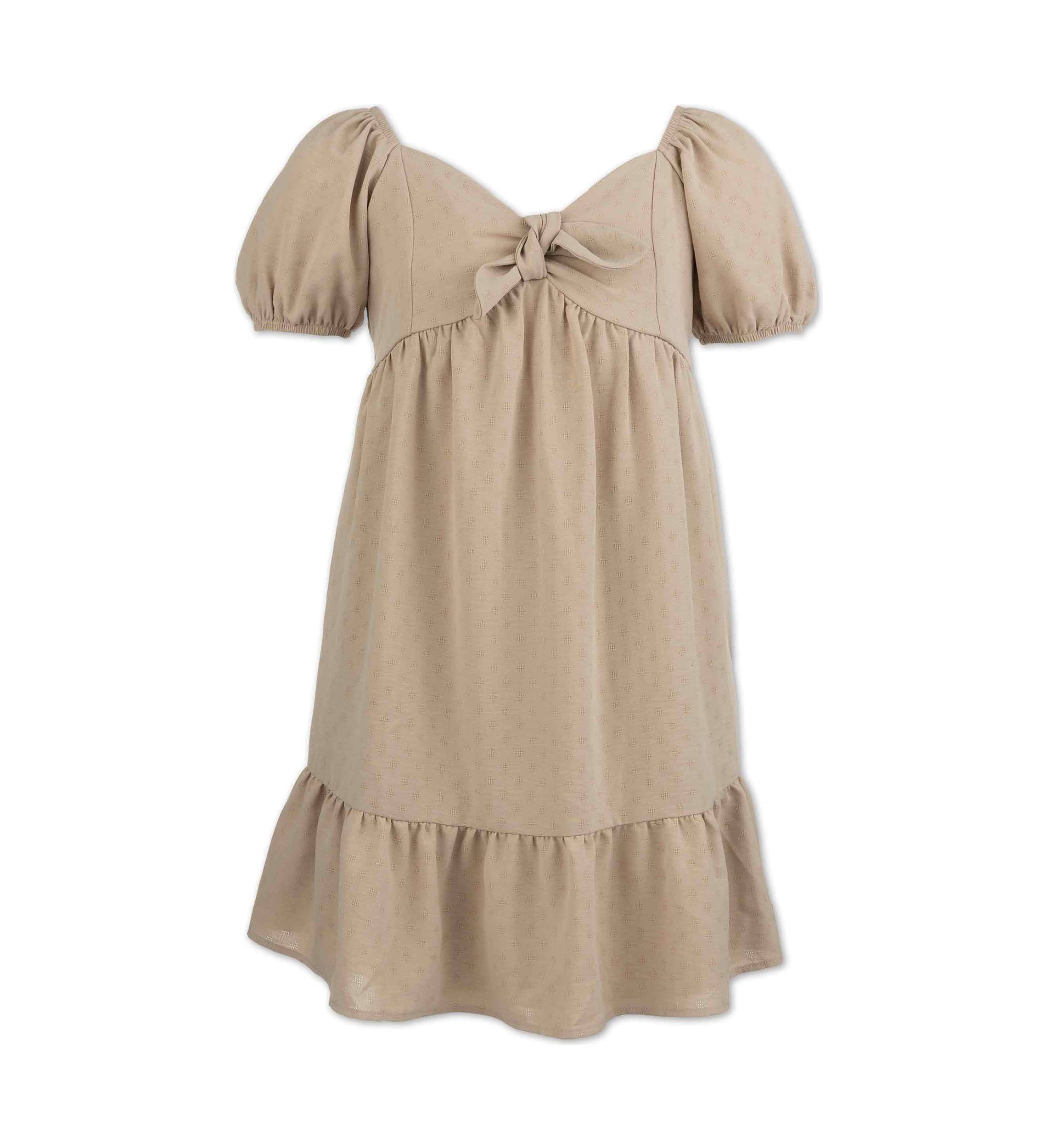 Girls 7-16 Knot Front Dress