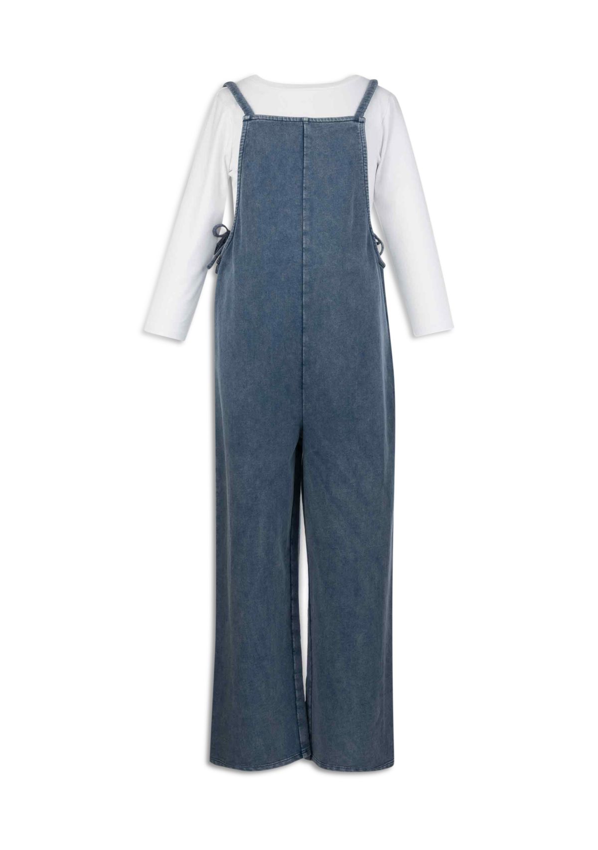 Girls 7-16 Jumpsuit with Long Sleeve T-Shirt