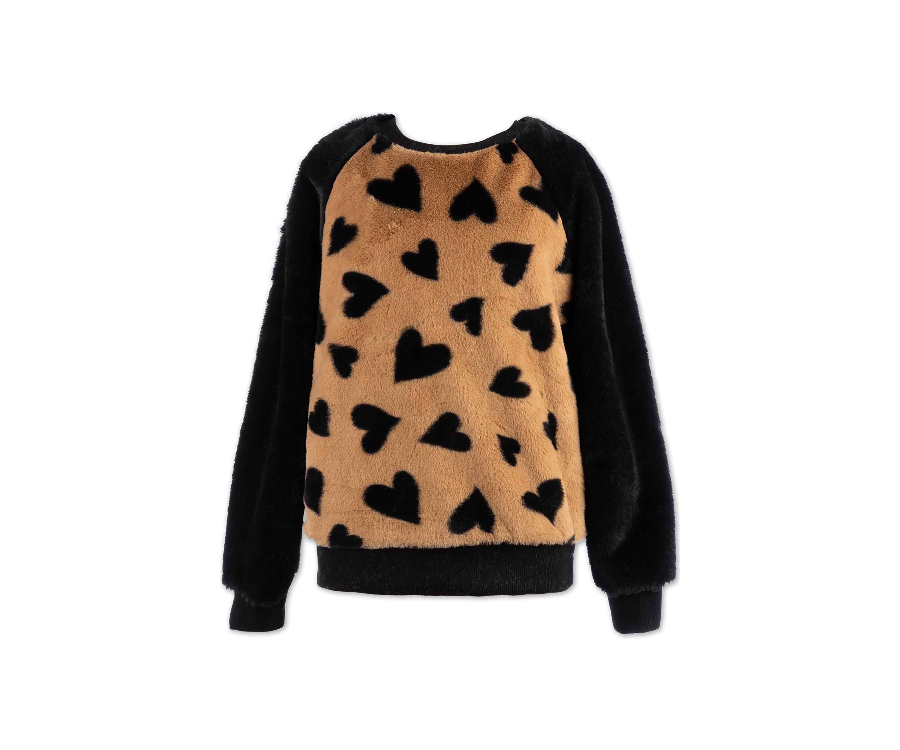 Girls 7-16 Heart Printed Top