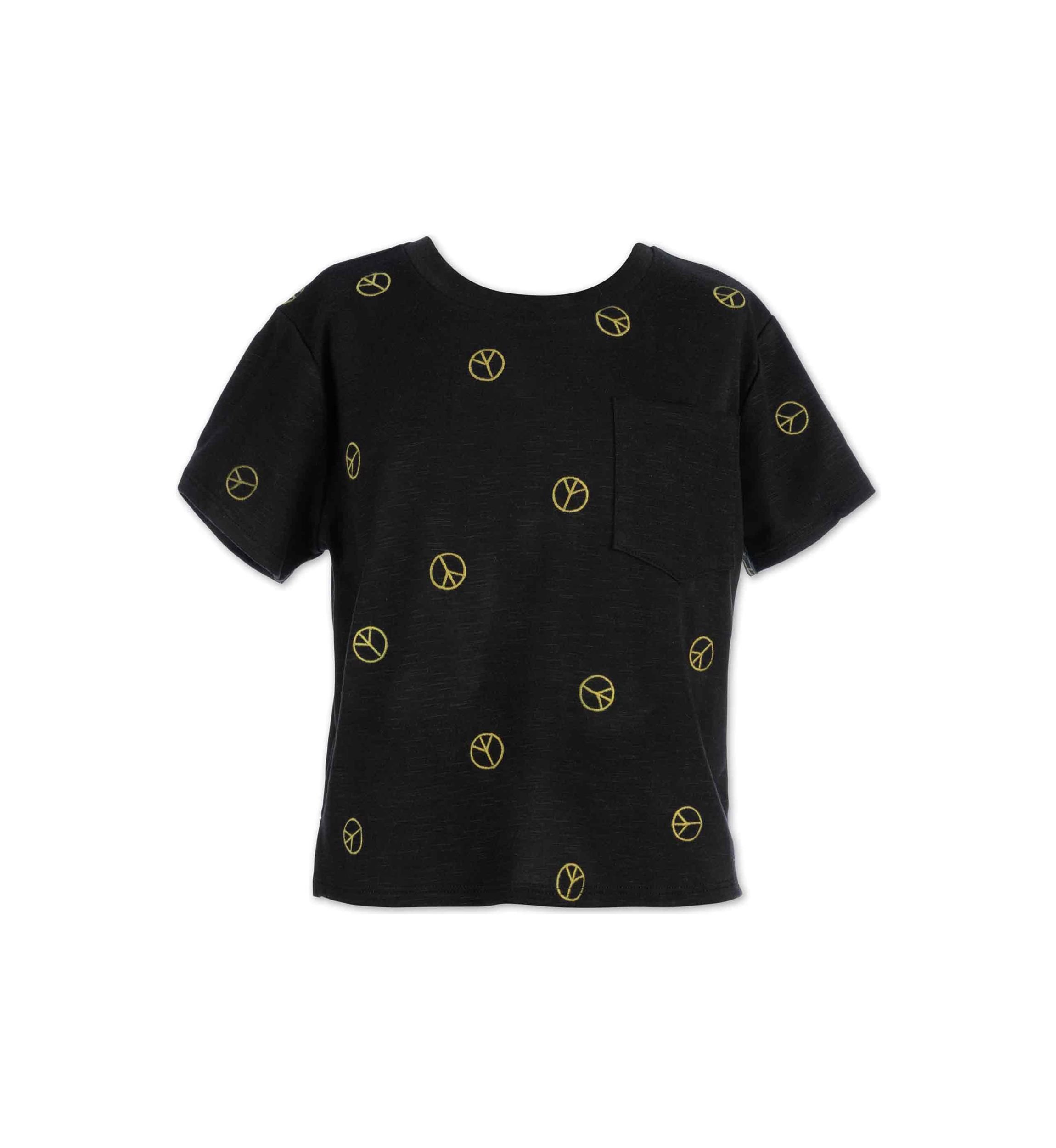Girls 7-16 Embroidered Printed T-Shirt