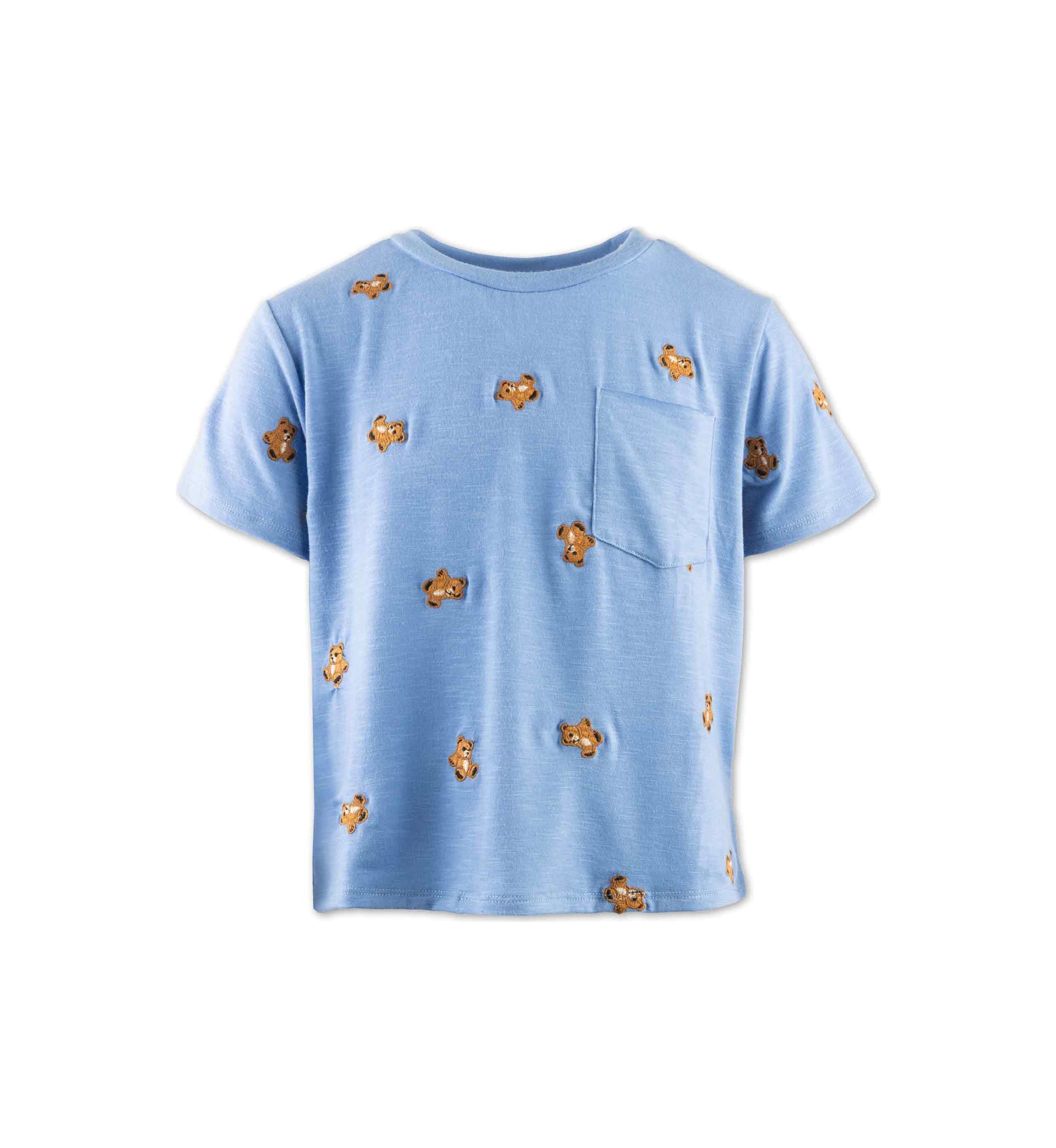 Girls 7-16 Embroidered Printed T-Shirt