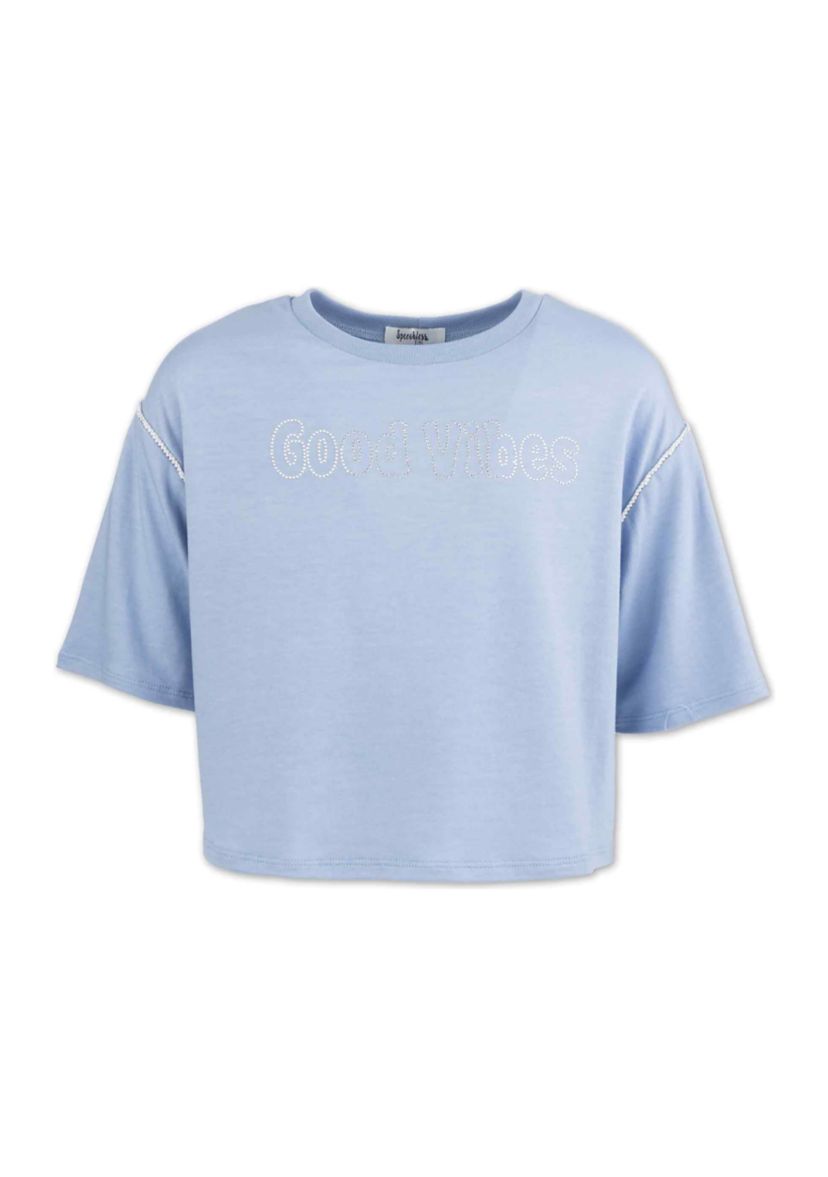 Girls 7-16 Cutoff Boxy Graphic T-Shirt