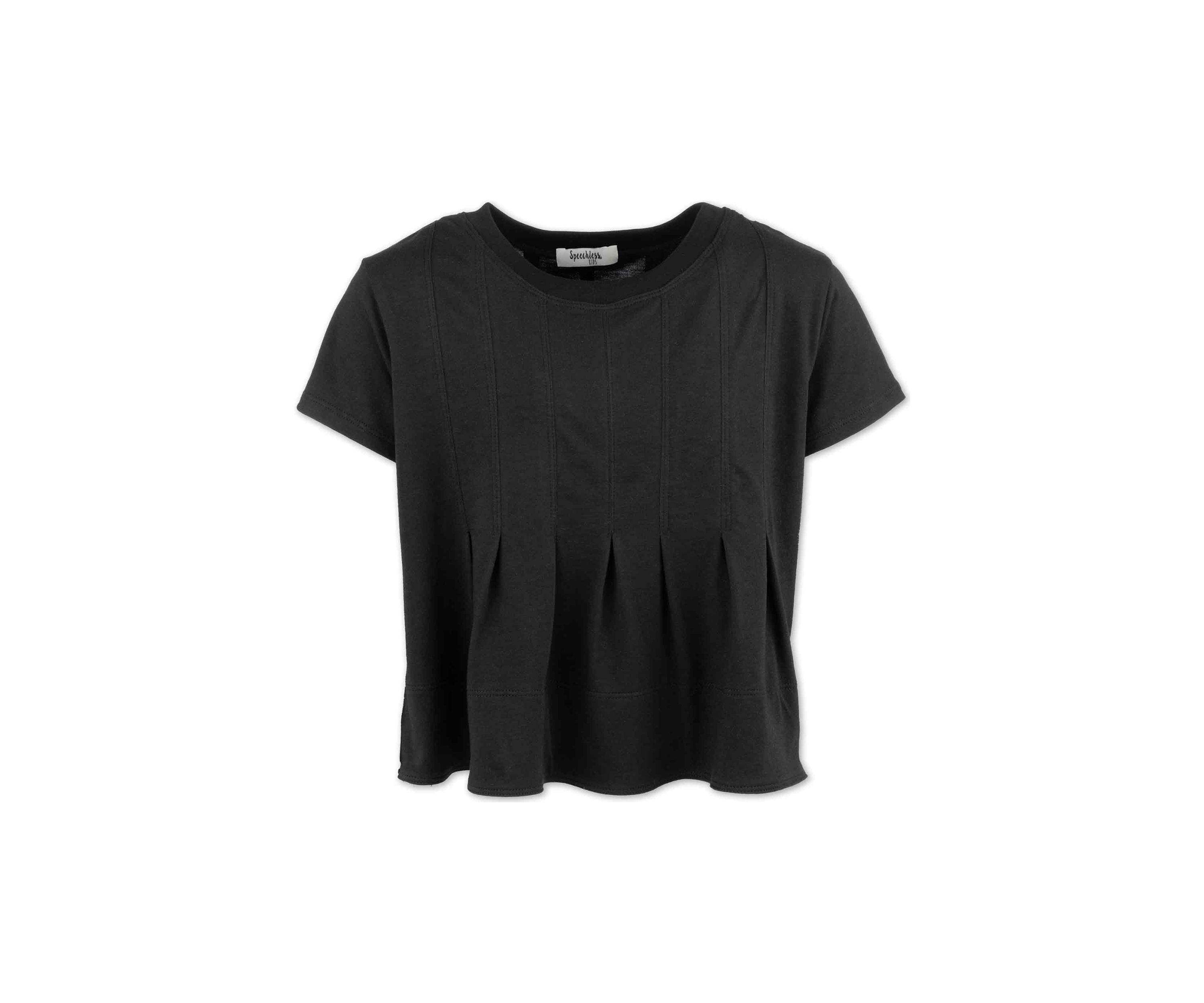 Girls 7-16 Boxy Round Neck Top