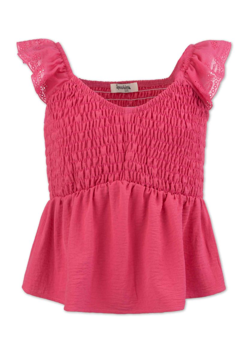 Girls 7-16 Ruffle Shirt 