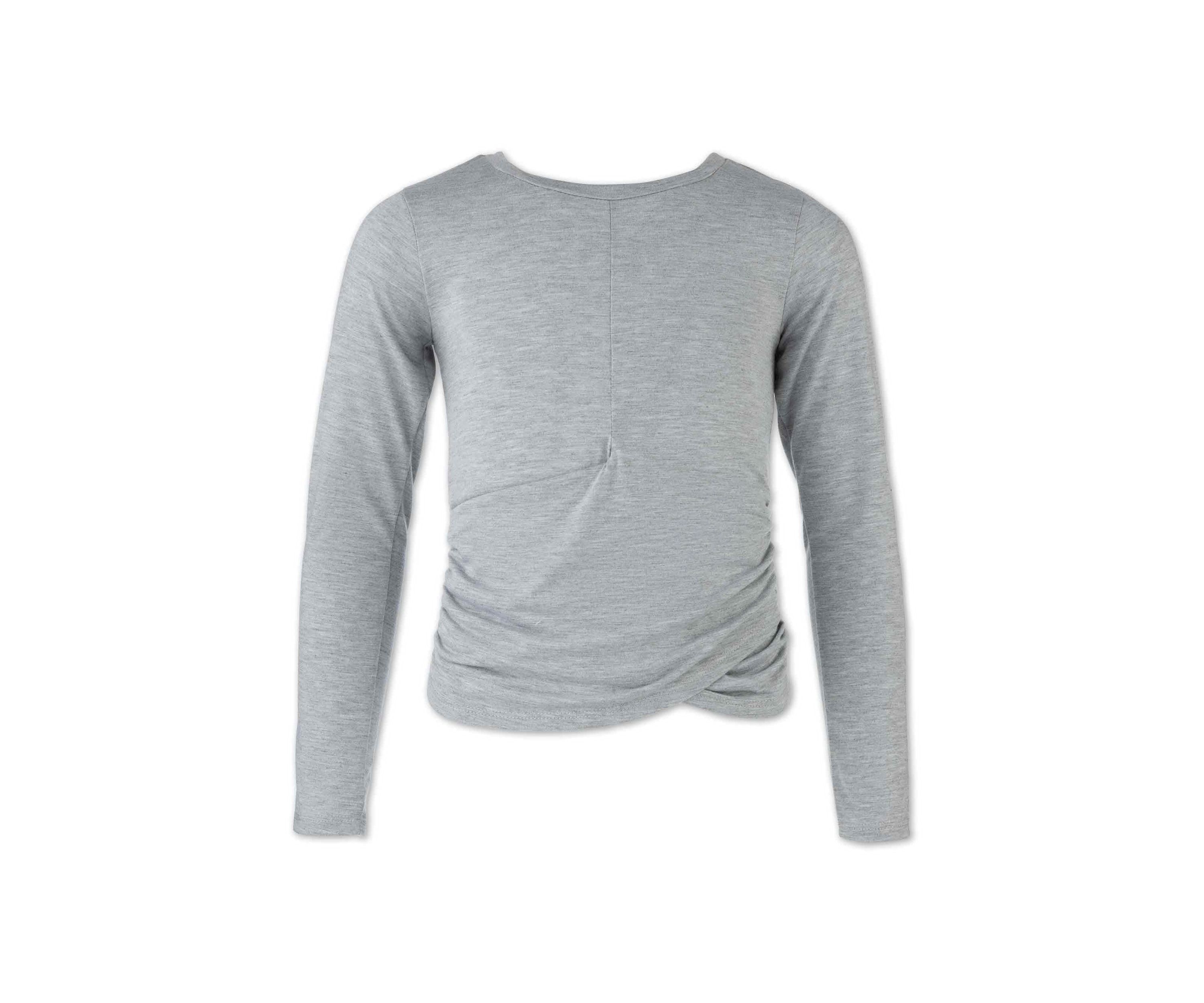 Girls 7-16 Long Sleeve Crew Neck Top