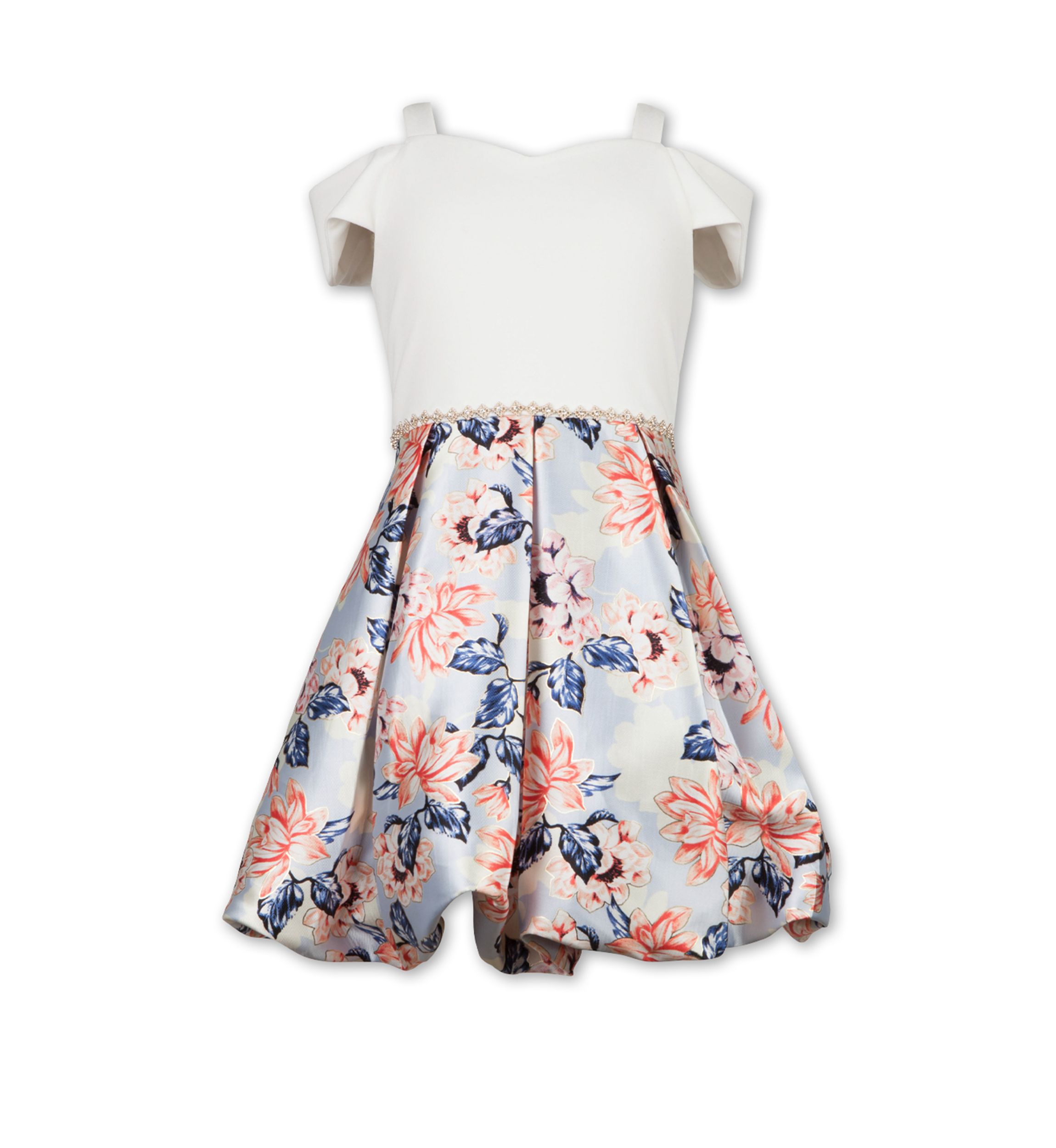 Girls 7-16 Foil Bubble Dress