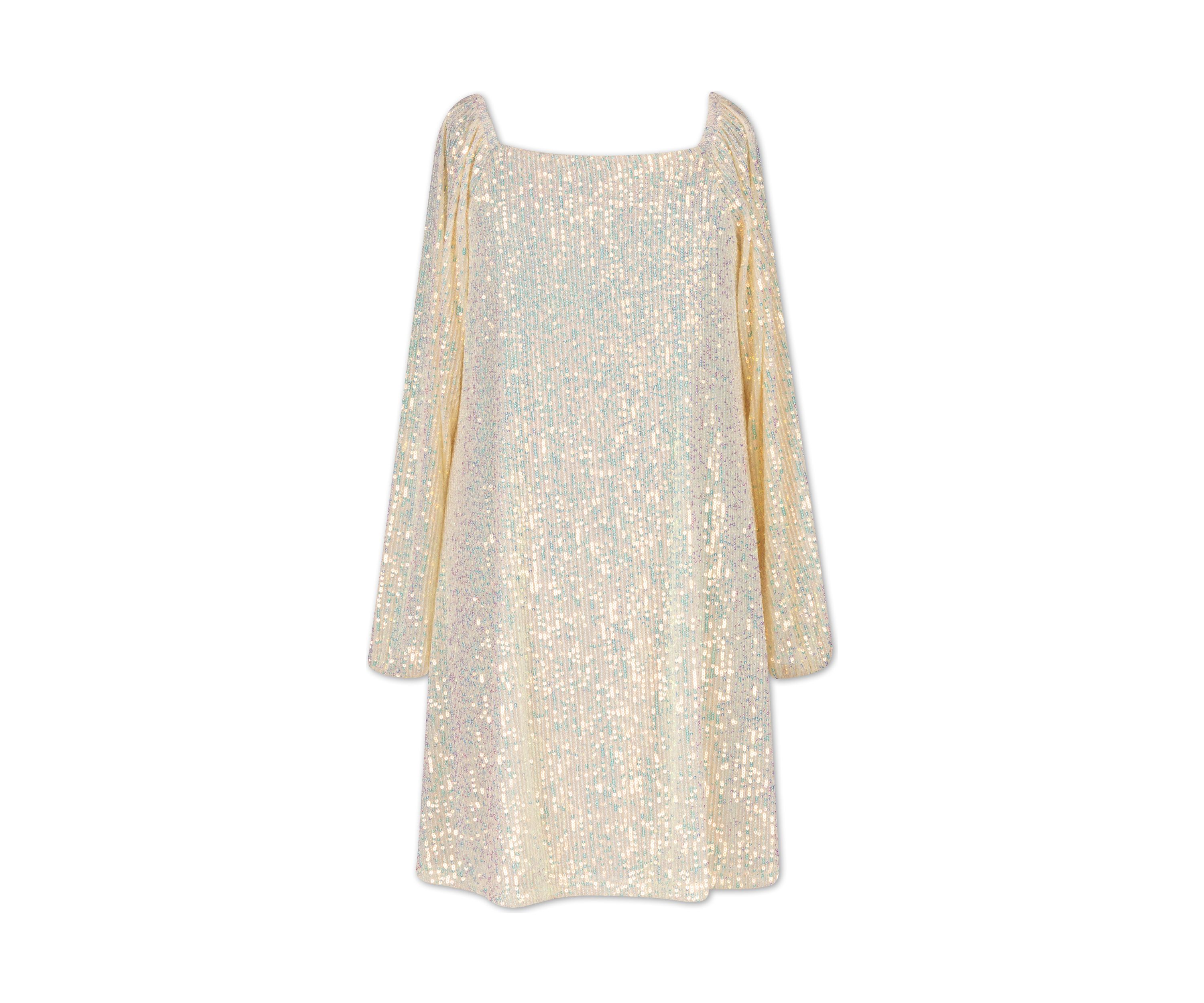 Girls 7-16 Allover Sequin Dress