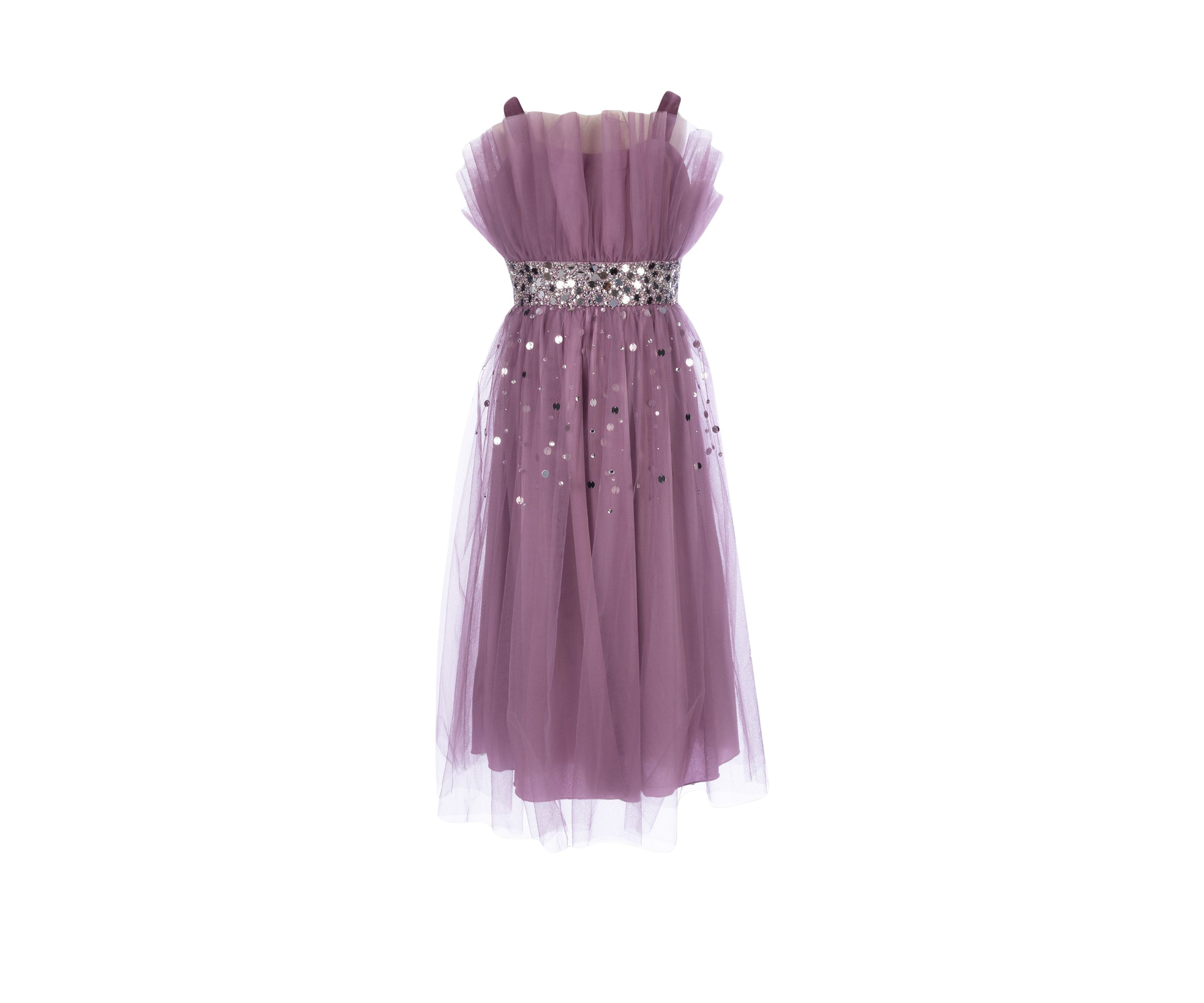 Girls 7-16 Tulle Midi Dress