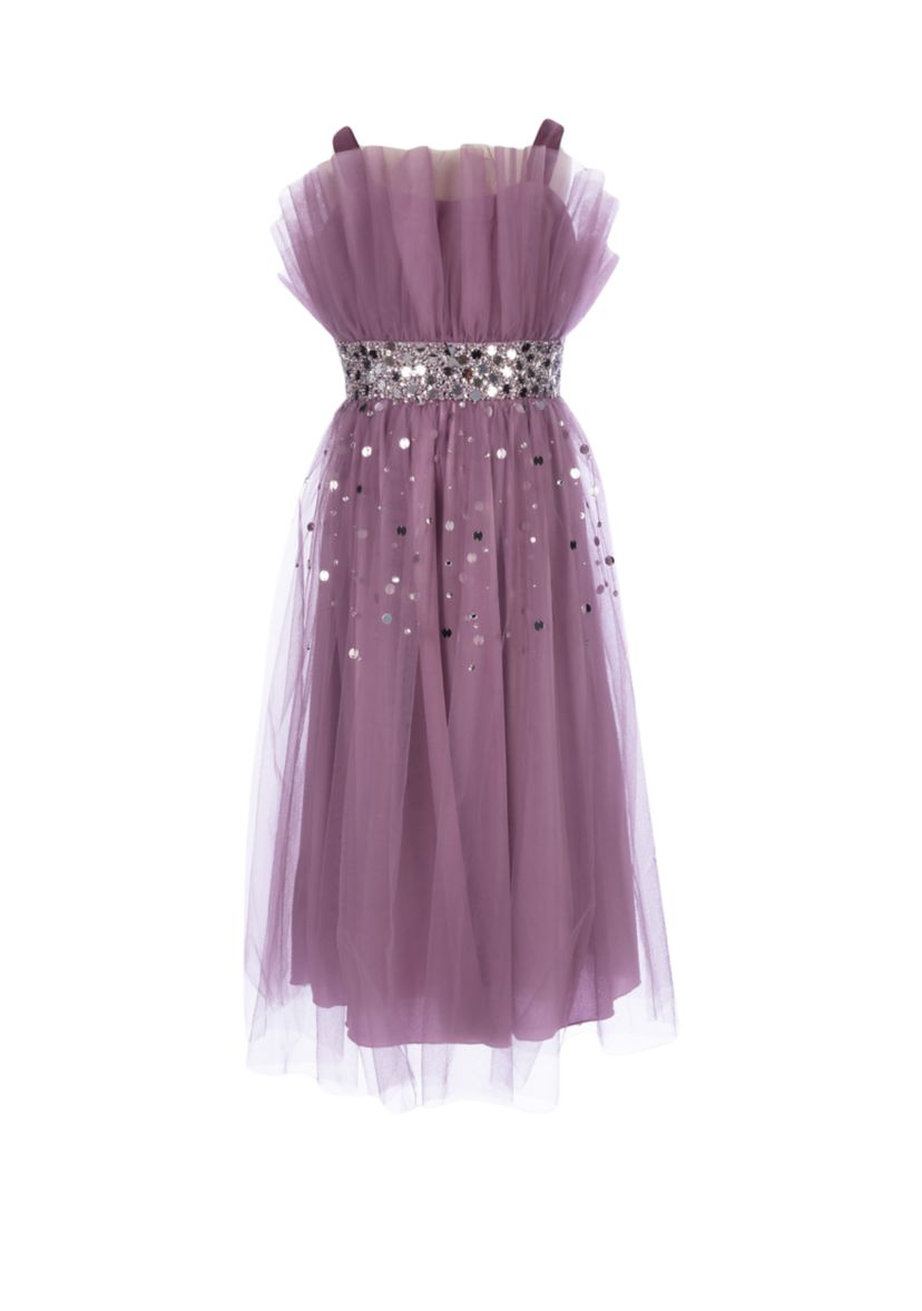 Girls 7-16 Tulle Midi Dress