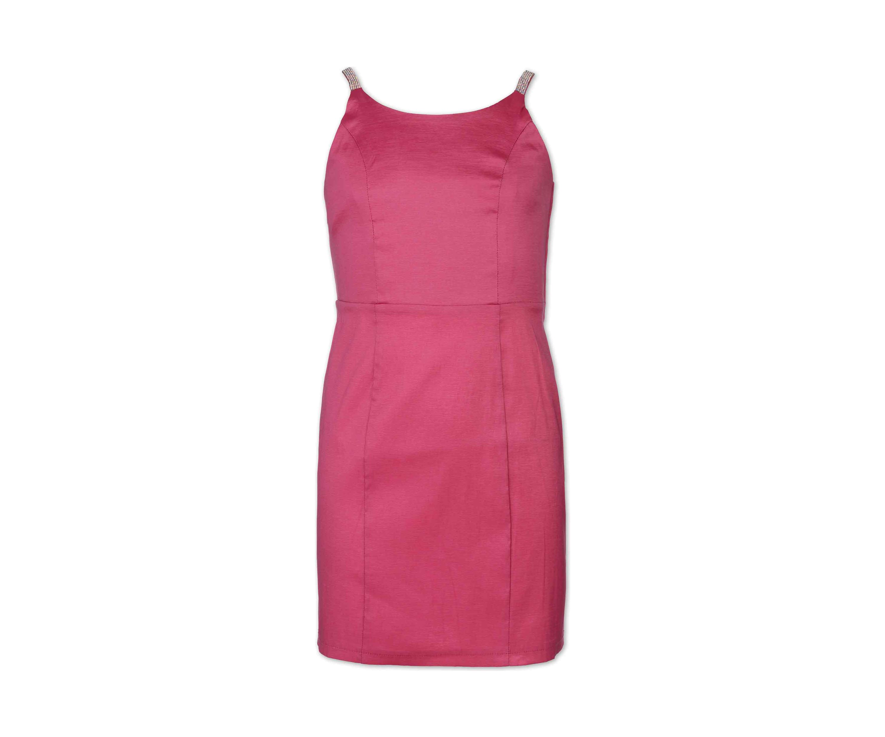 Girls 7-16 Rhinestone Trim Dress