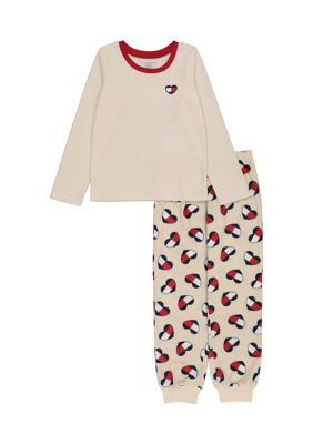 Belk Girls 4-16 Fierce Cat Pajama Set