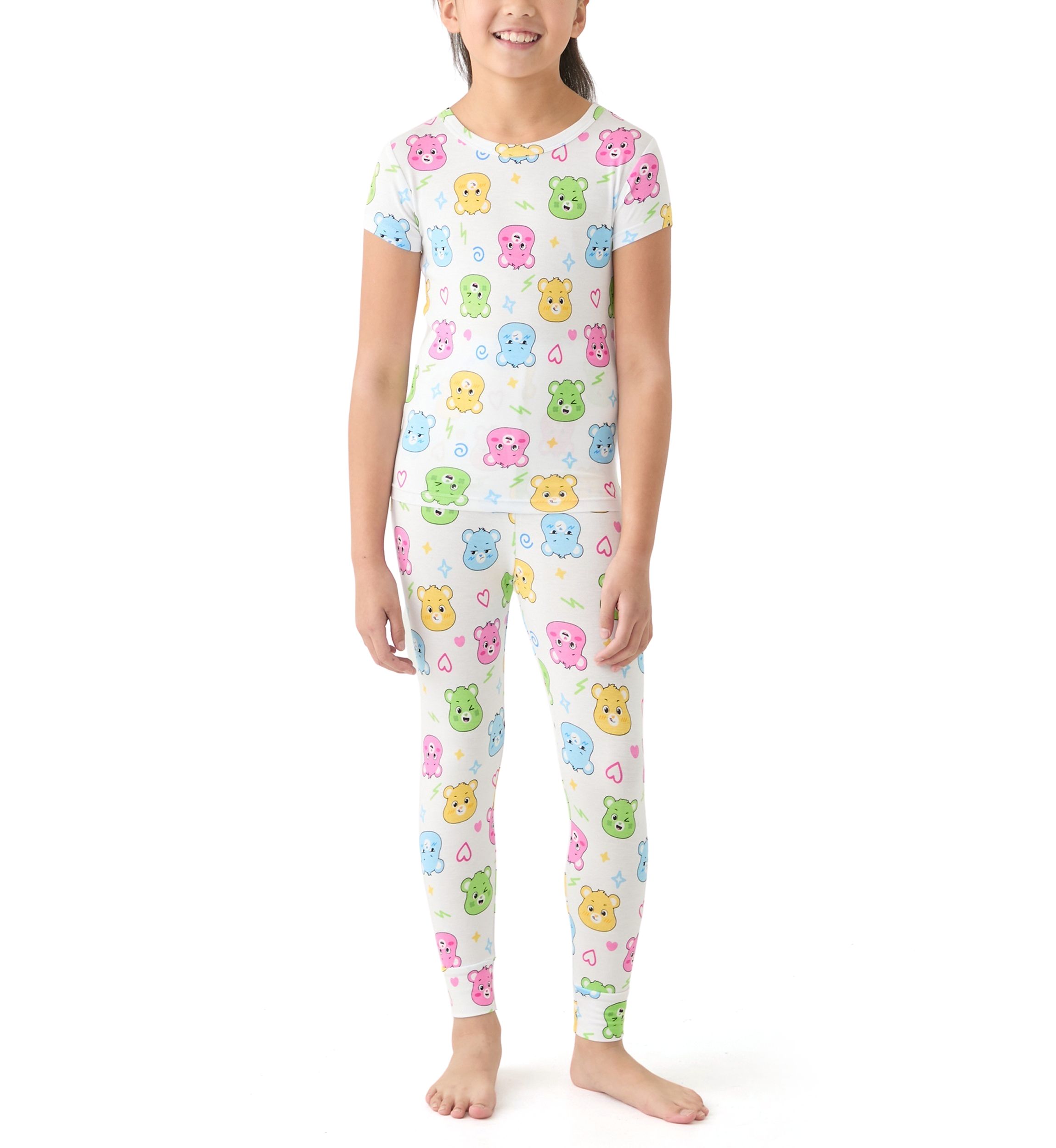 Girls 7-16 Multi Bears Pajama Set 