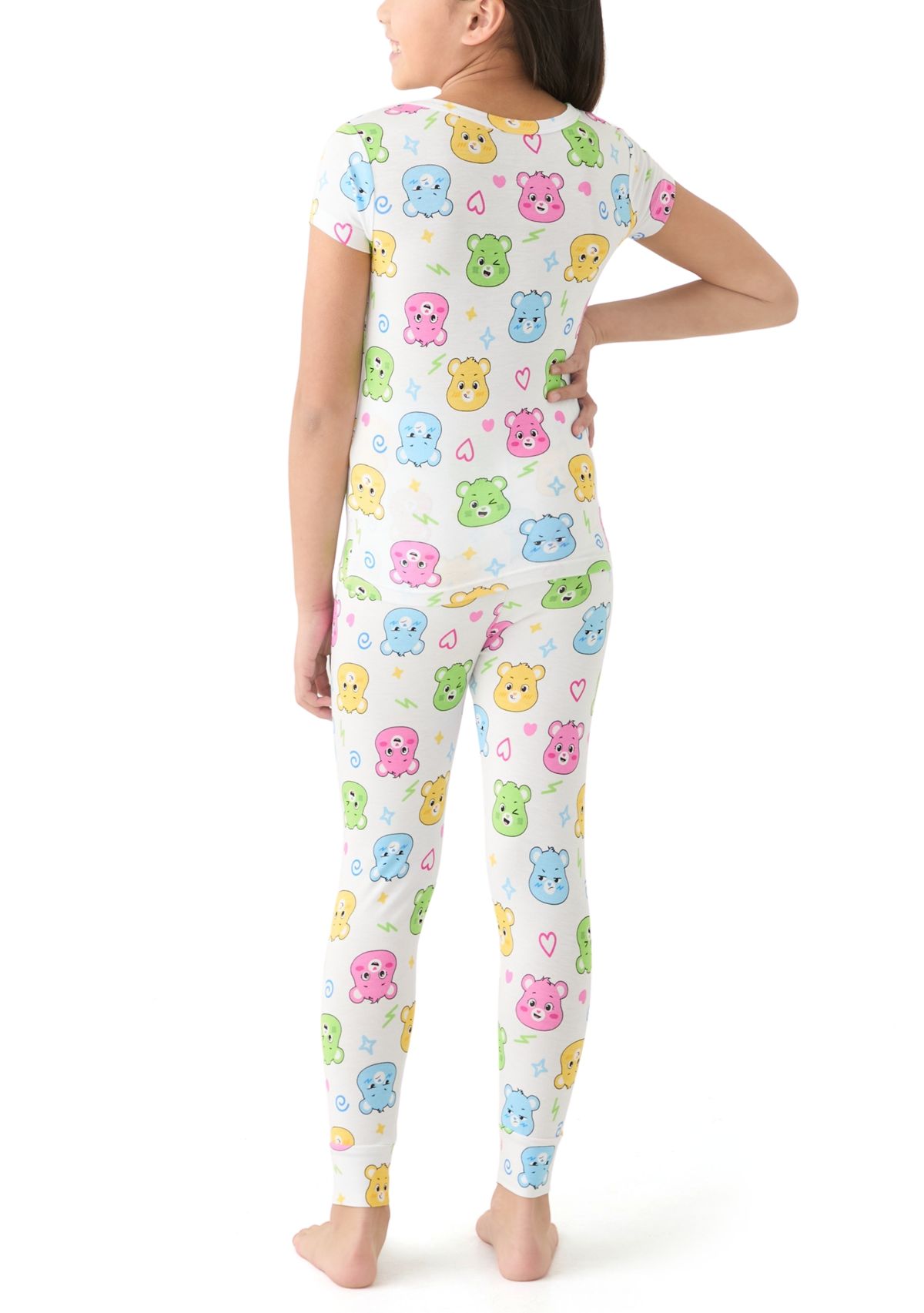 Girls 7-16 Multi Bears Pajama Set 