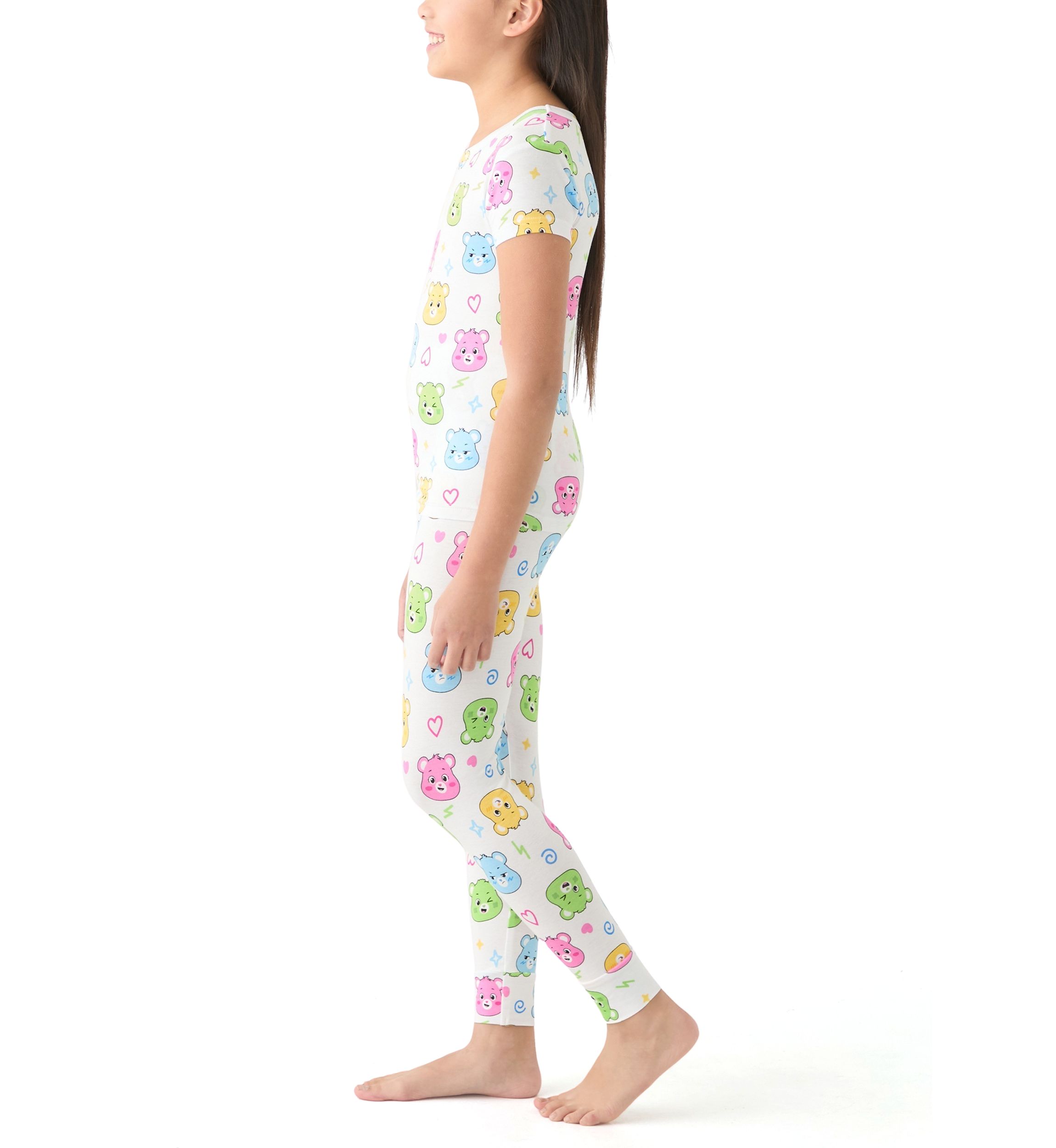 Girls 7-16 Multi Bears Pajama Set 