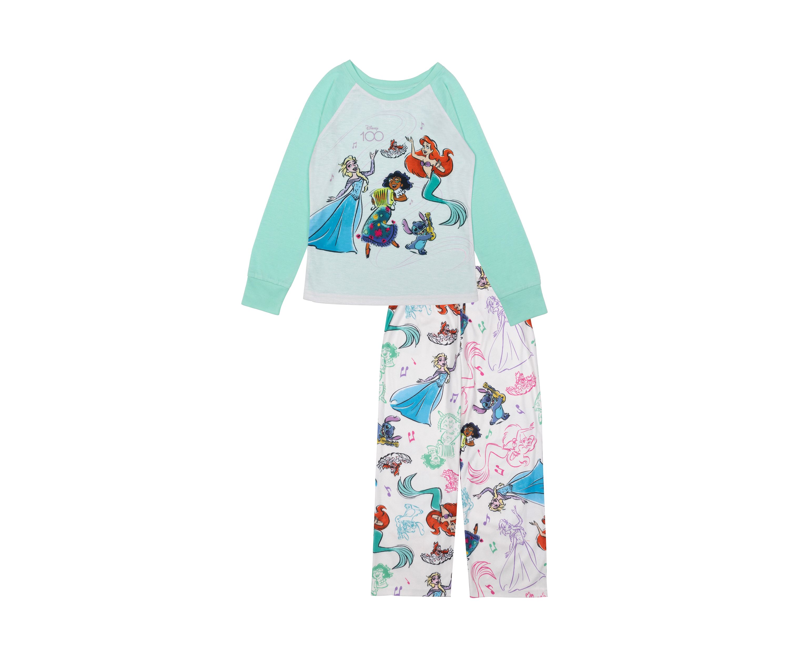 Girls Princess Pajama Set