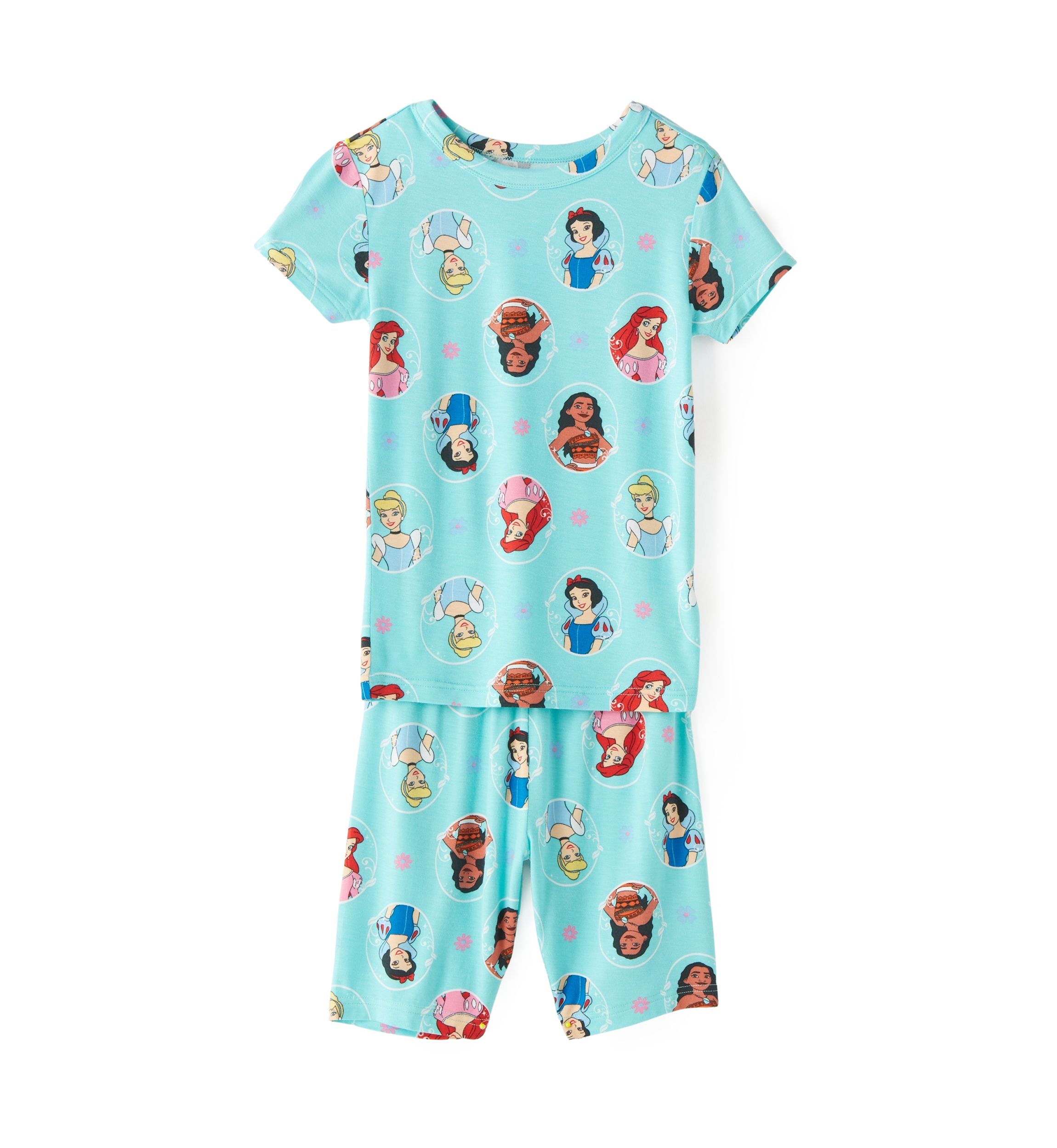 Girls 4-10 Princess Frames Pajama Set 