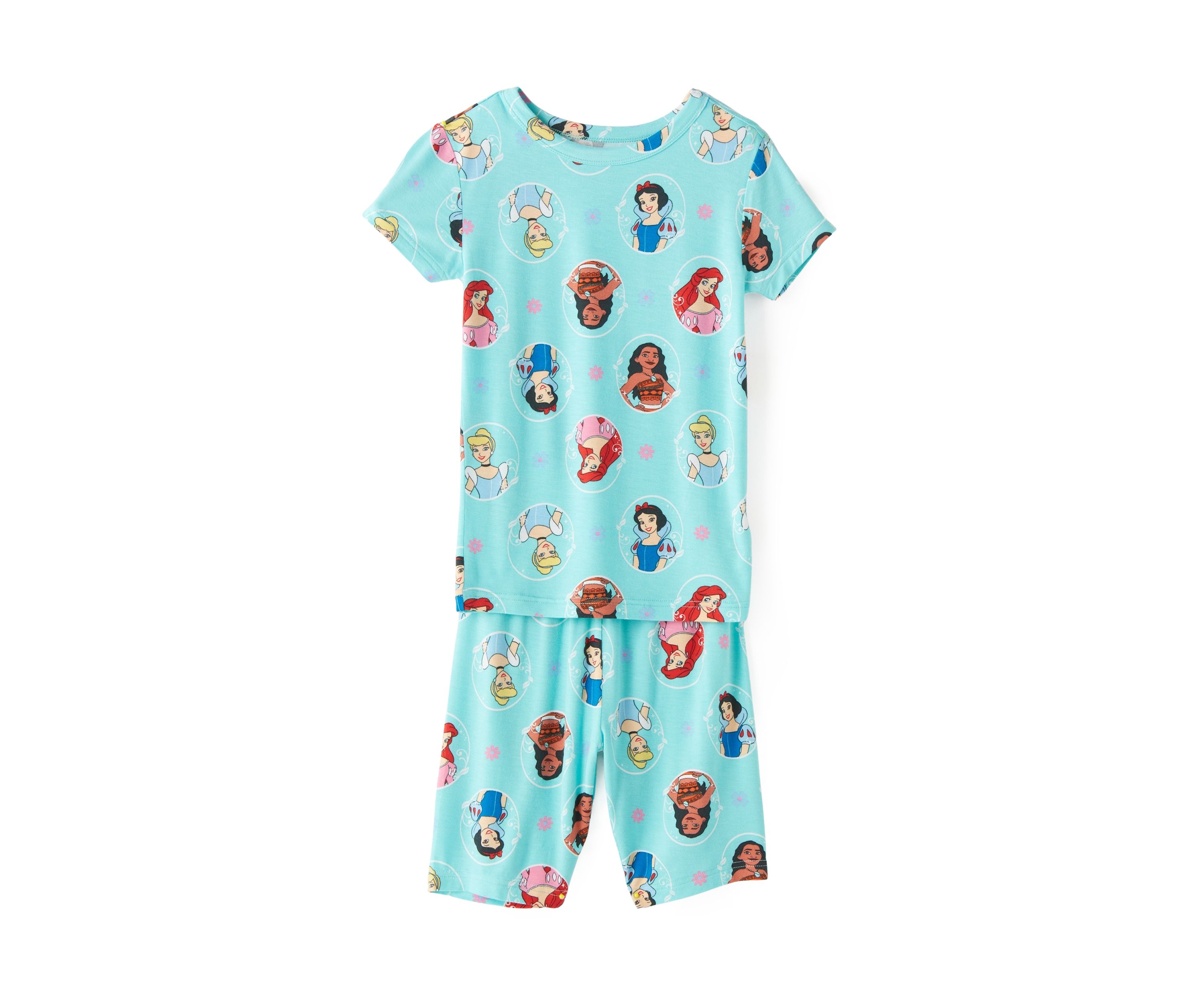 Girls 4-10 Princess Frames Pajama Set 