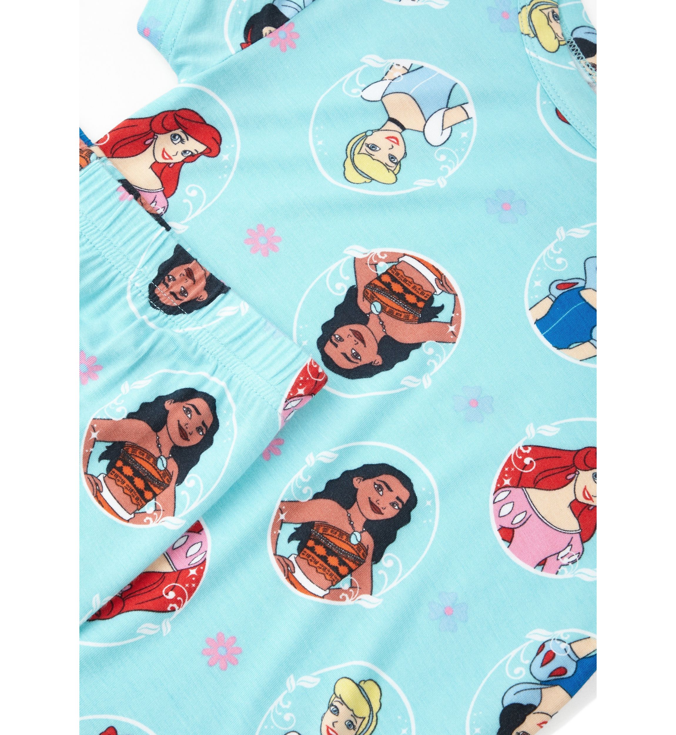 Girls 4-10 Princess Frames Pajama Set 