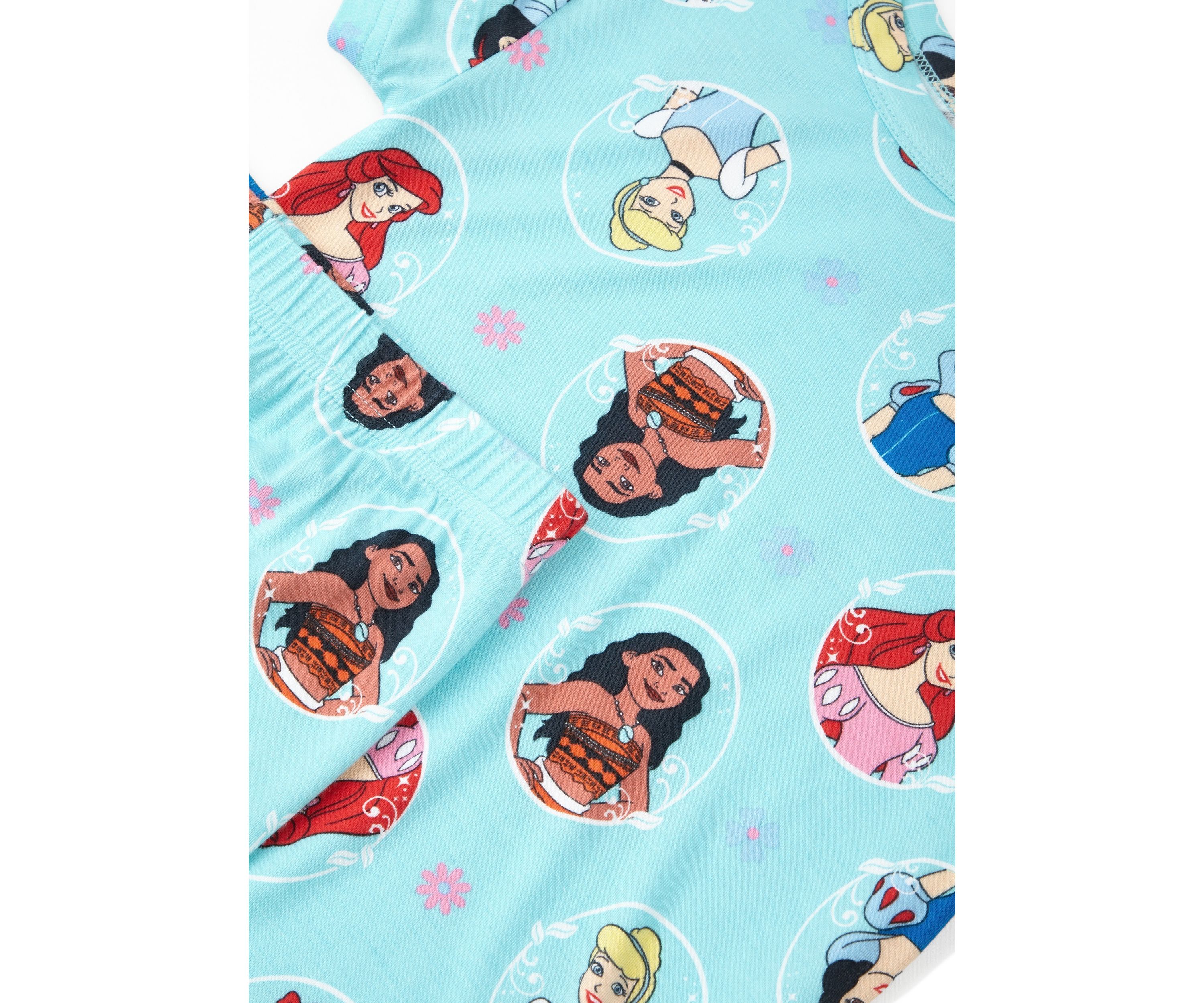 Girls 4-10 Princess Frames Pajama Set 