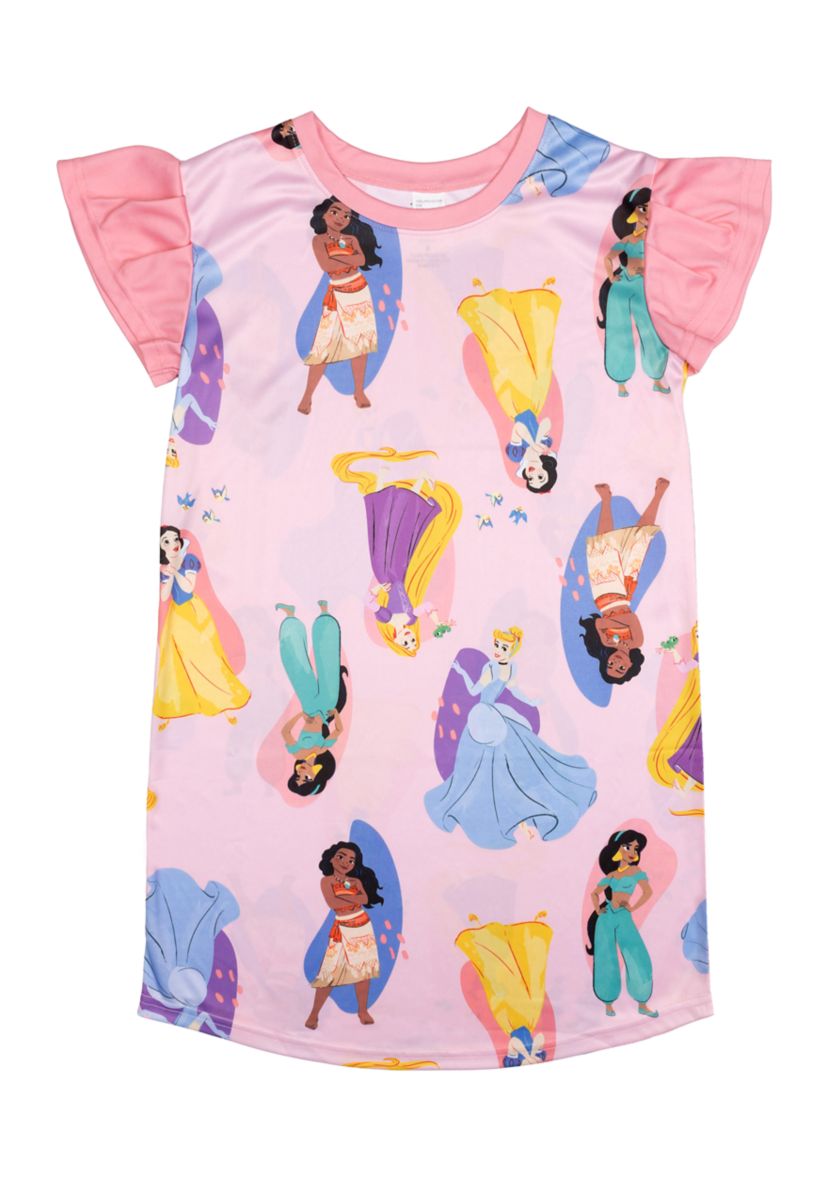 Girls 4-16 Lets Dance Princess Printed Pajama Top