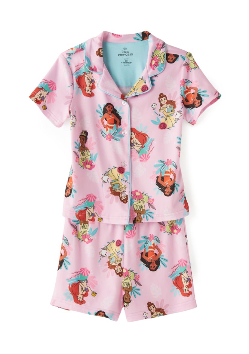 Girls 4-10 Royal Vacation Pajama Set