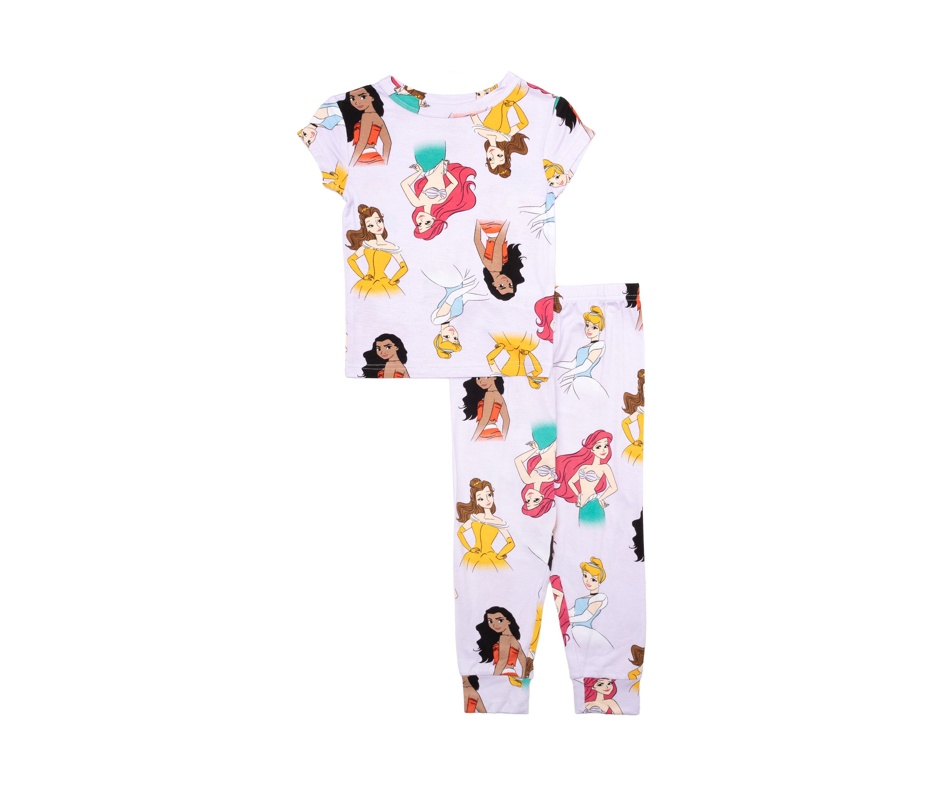 Girls 4-10 Princess Love Printed Pajama Set