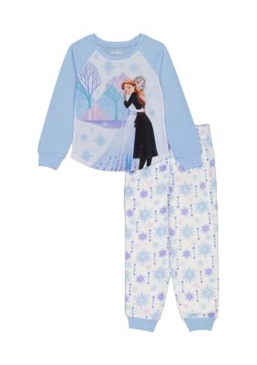 Disney® Frozen 2 Girls 4 8 2 Piece Queen Elsa Pajama Set Belk 1568