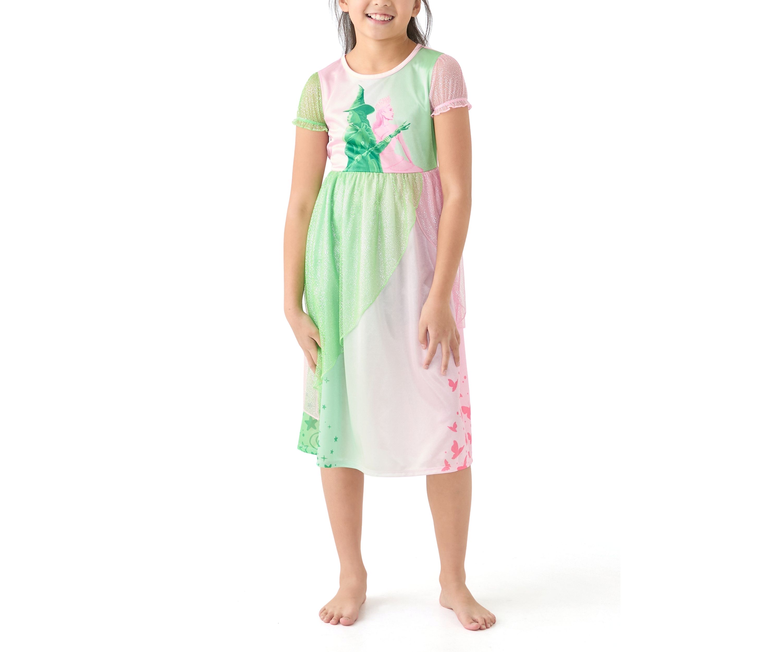 Girls 4-6x Wicked Pink Sleep Gown