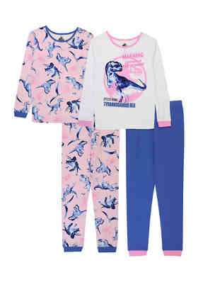 Plush Fleece Sleepwear Onesie with 3D Critter Hood Limited Too Girls’ Pajamas Size: 7-16 