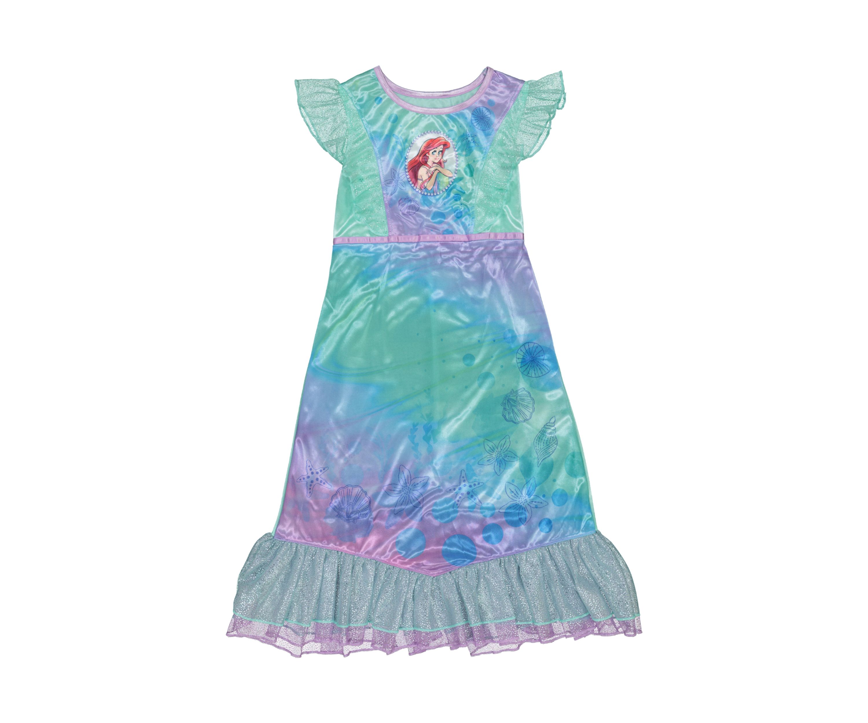 Girls 4-8 Little Mermaid Fantasy Nightgown