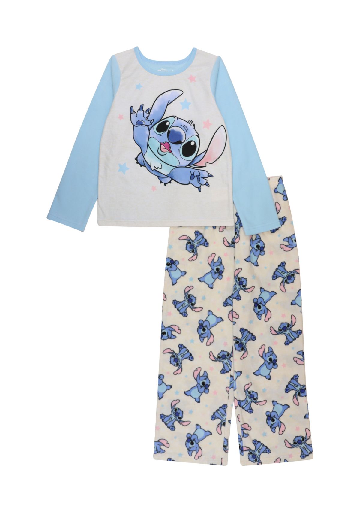Girls 4-6 Stitch 2-Piece Pajama Set