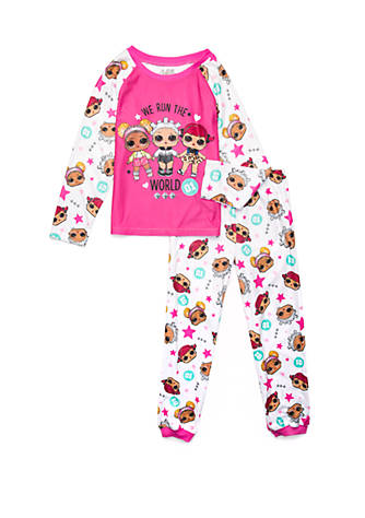Girls Official LOL Surprise Sash Pyjamas Pj Girl's Pajamas 4 to 9 Years Pink 
