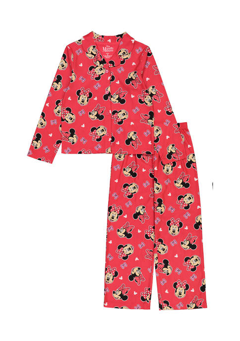 AME Girls 4-16 Minnie Mouse Pajama Set