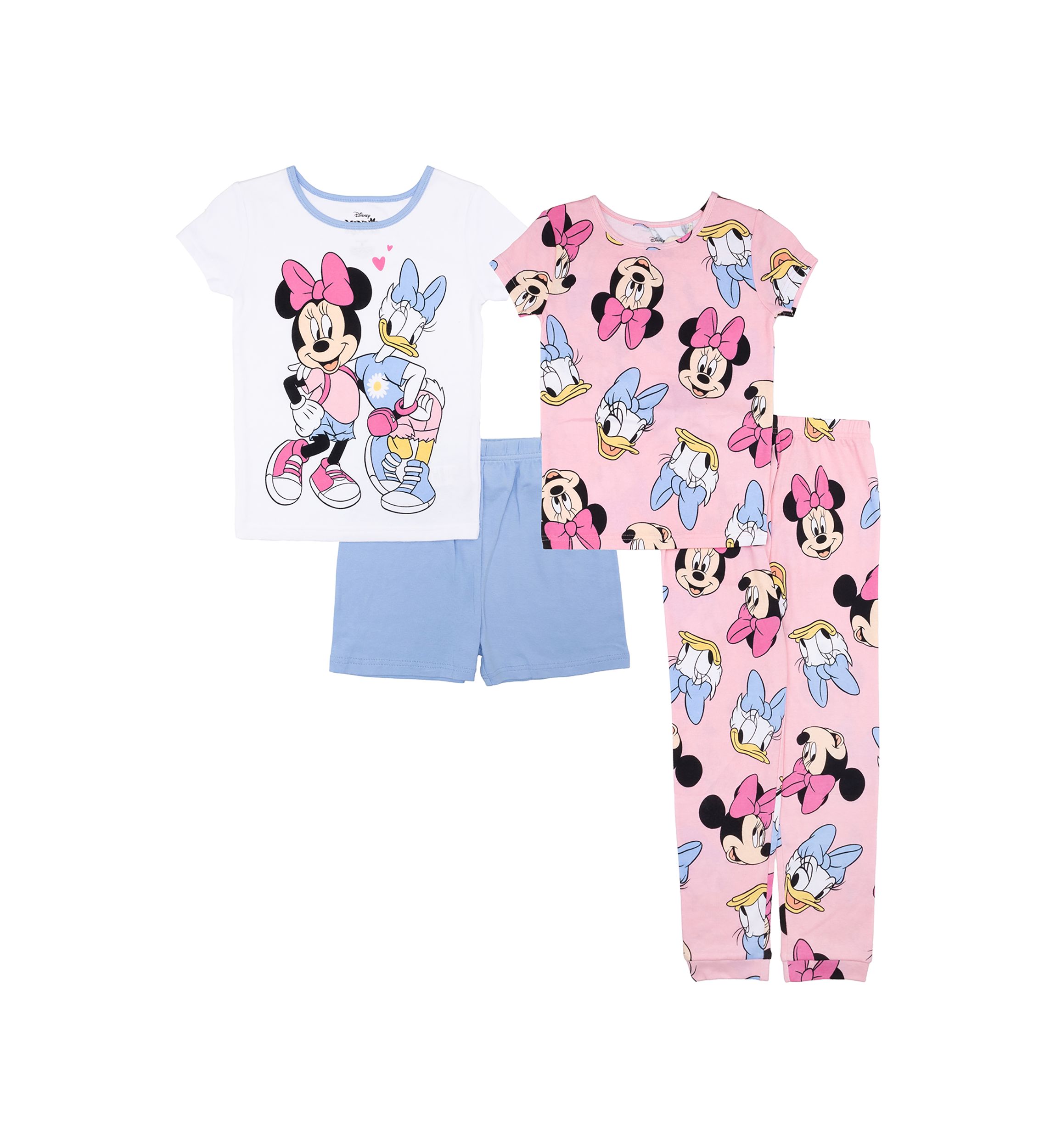Girls 4-10 Minnie Printed Pajama Set