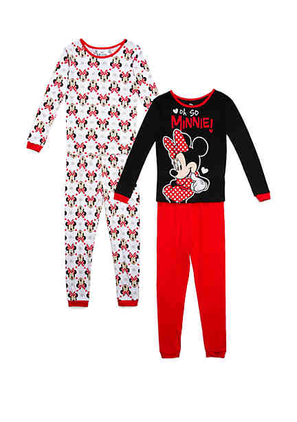 Disney Minnie Mouse Heart Hands Pajama Set for Women Multi