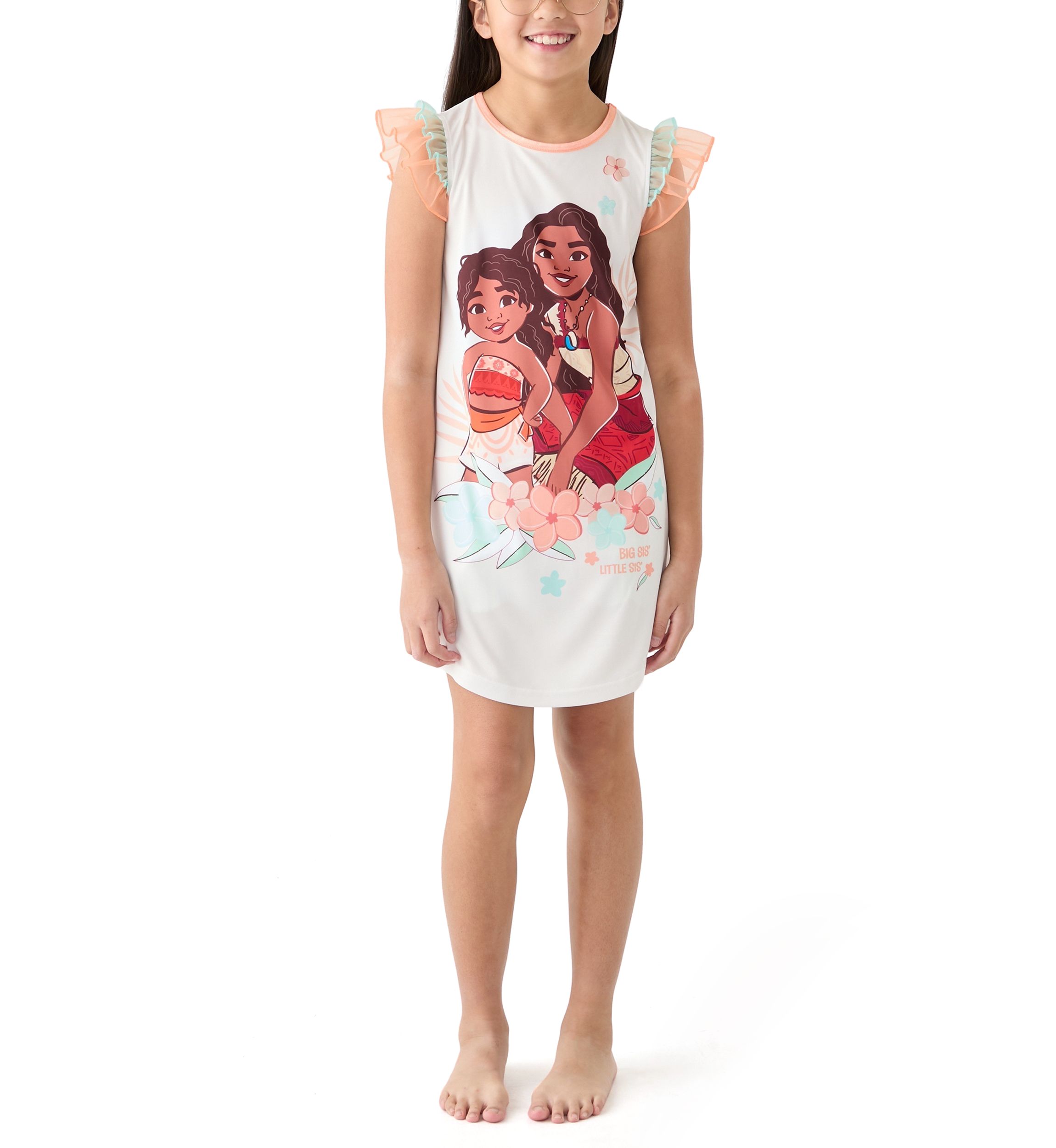 Girls 4-8 Moana Graphic Nightgown