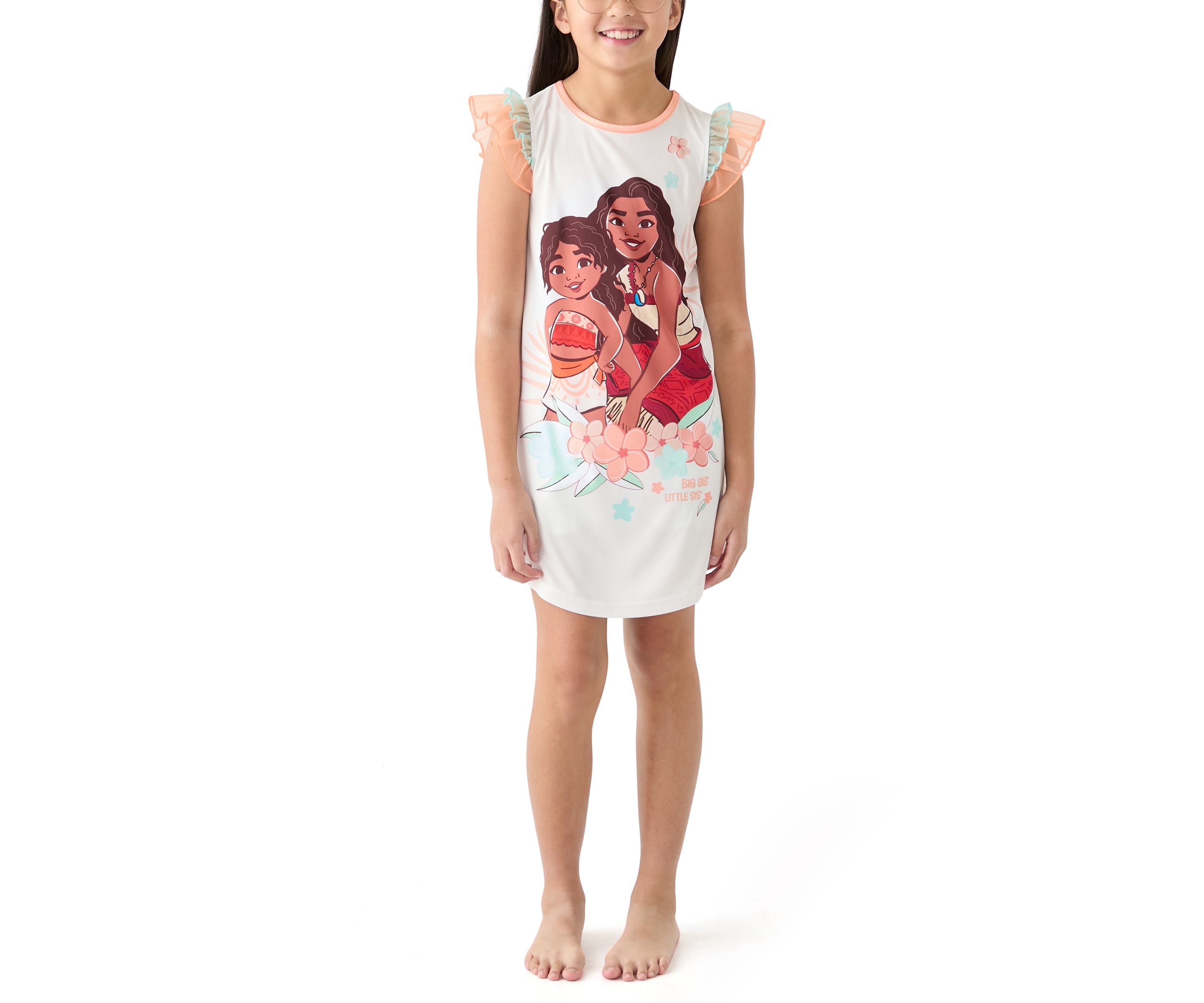 Girls 4-8 Moana Graphic Nightgown