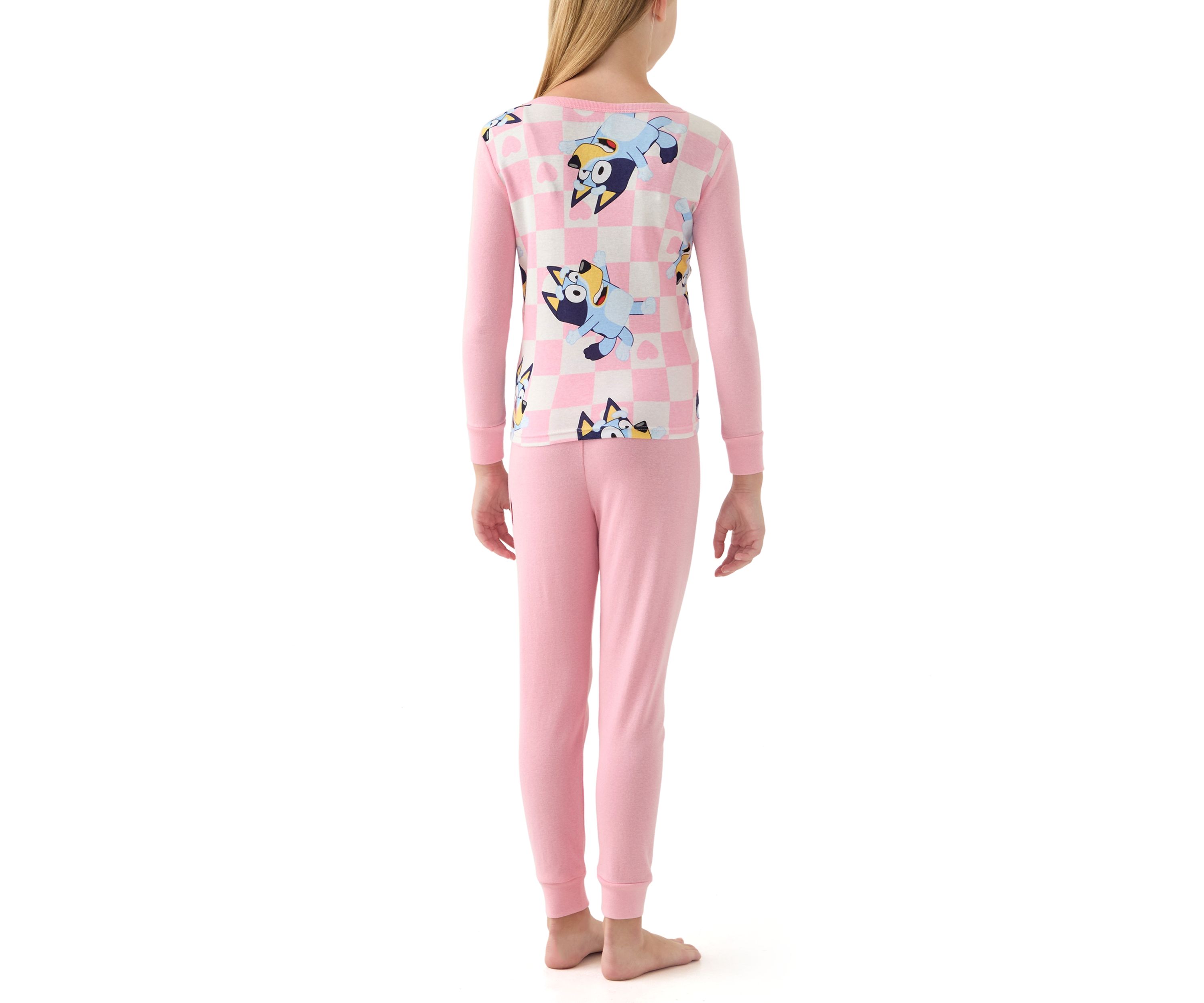 Girls 7-16 Hi Bluey 4-Piece Pajama Set